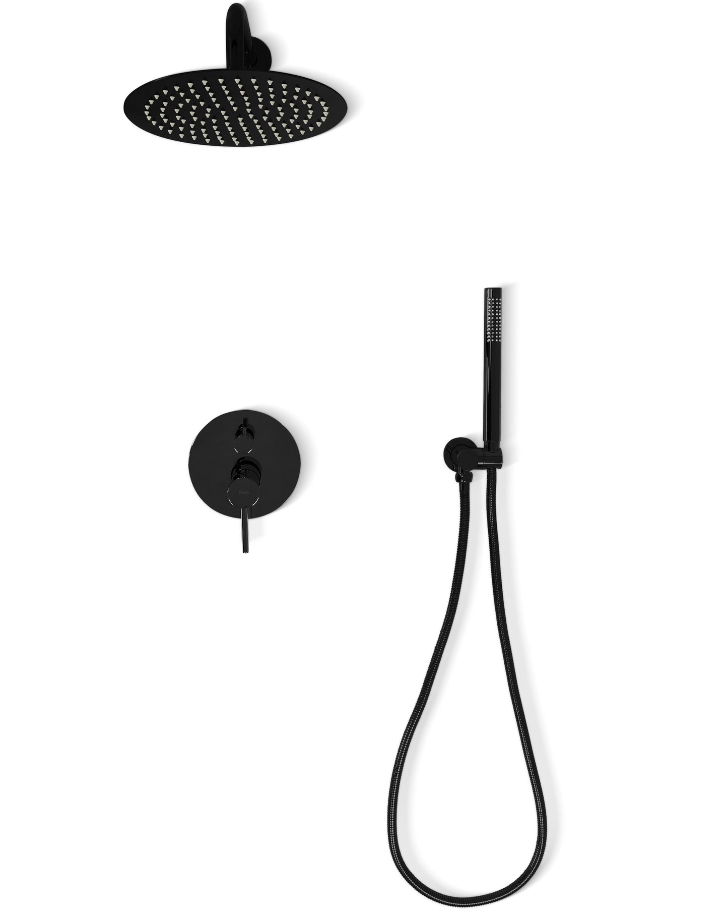 Unterputz Duschset REA Lungo Black Metallic + BOX 4