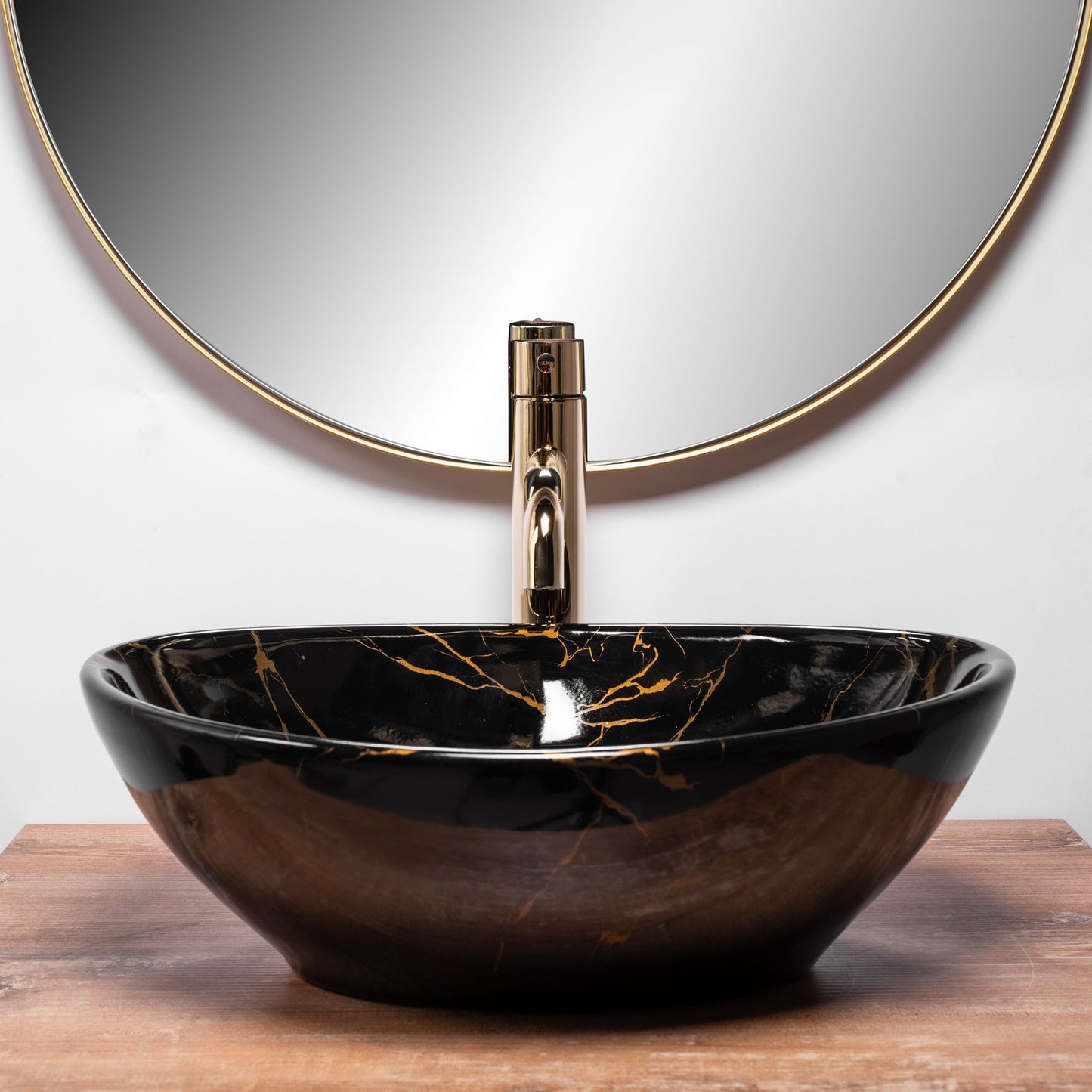 Aufsatzwaschbecken Rea Sofia Black Marble 2
