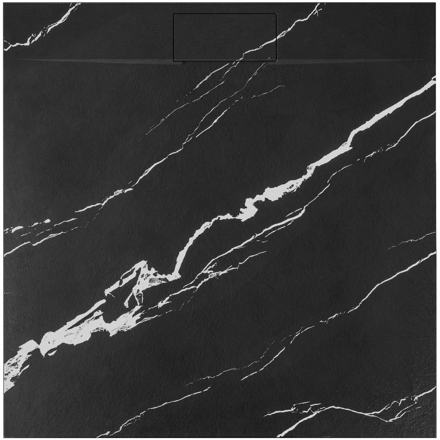 Duschtasse Bazalt CARRARA BLACK 90x90 2