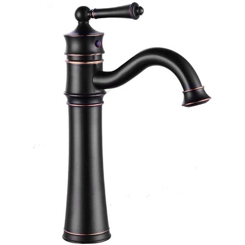 Waschbeckenarmatur Rea Vintage Old Black high 1