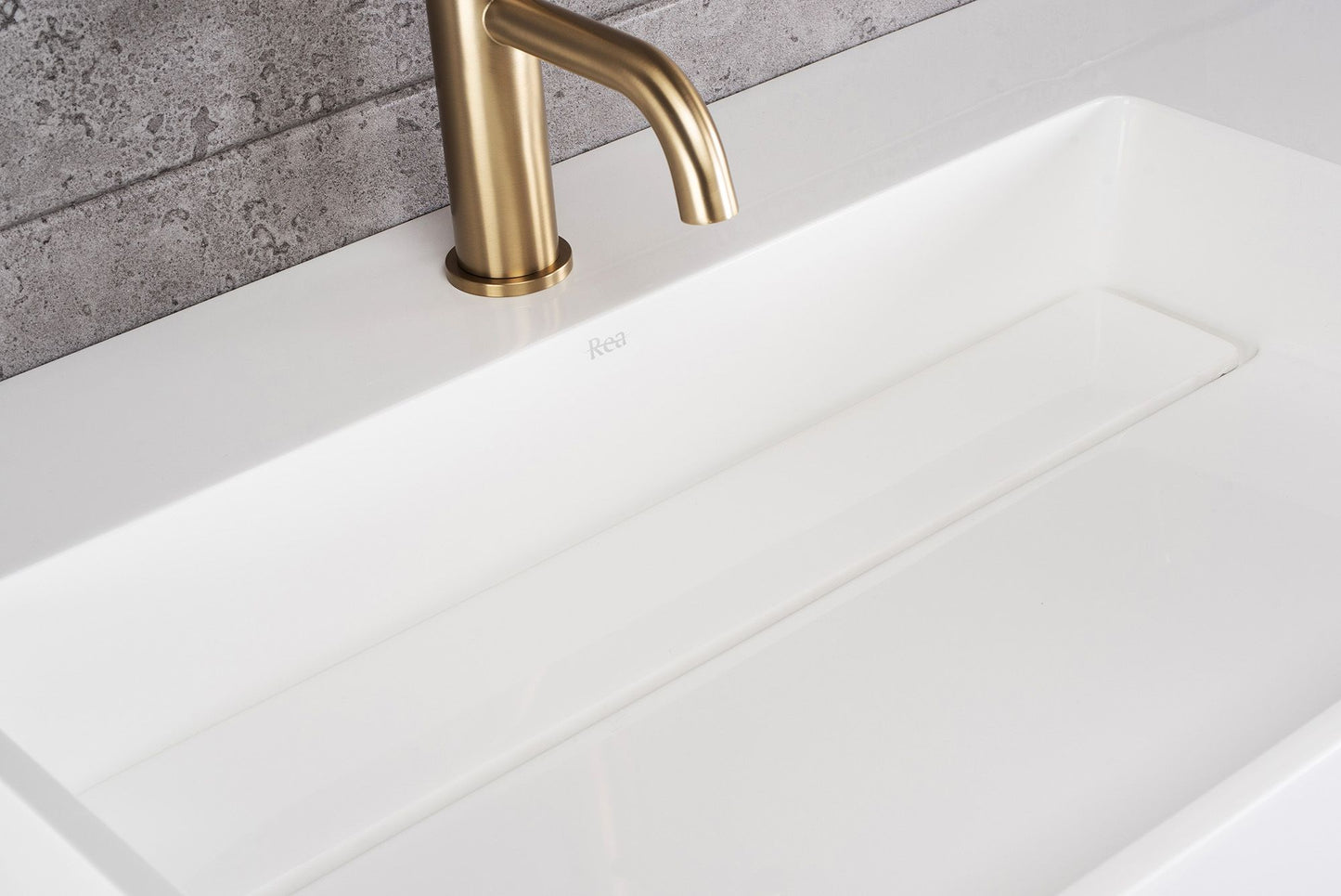 Waschbecken Konglomerat Archi 90 CM White 3