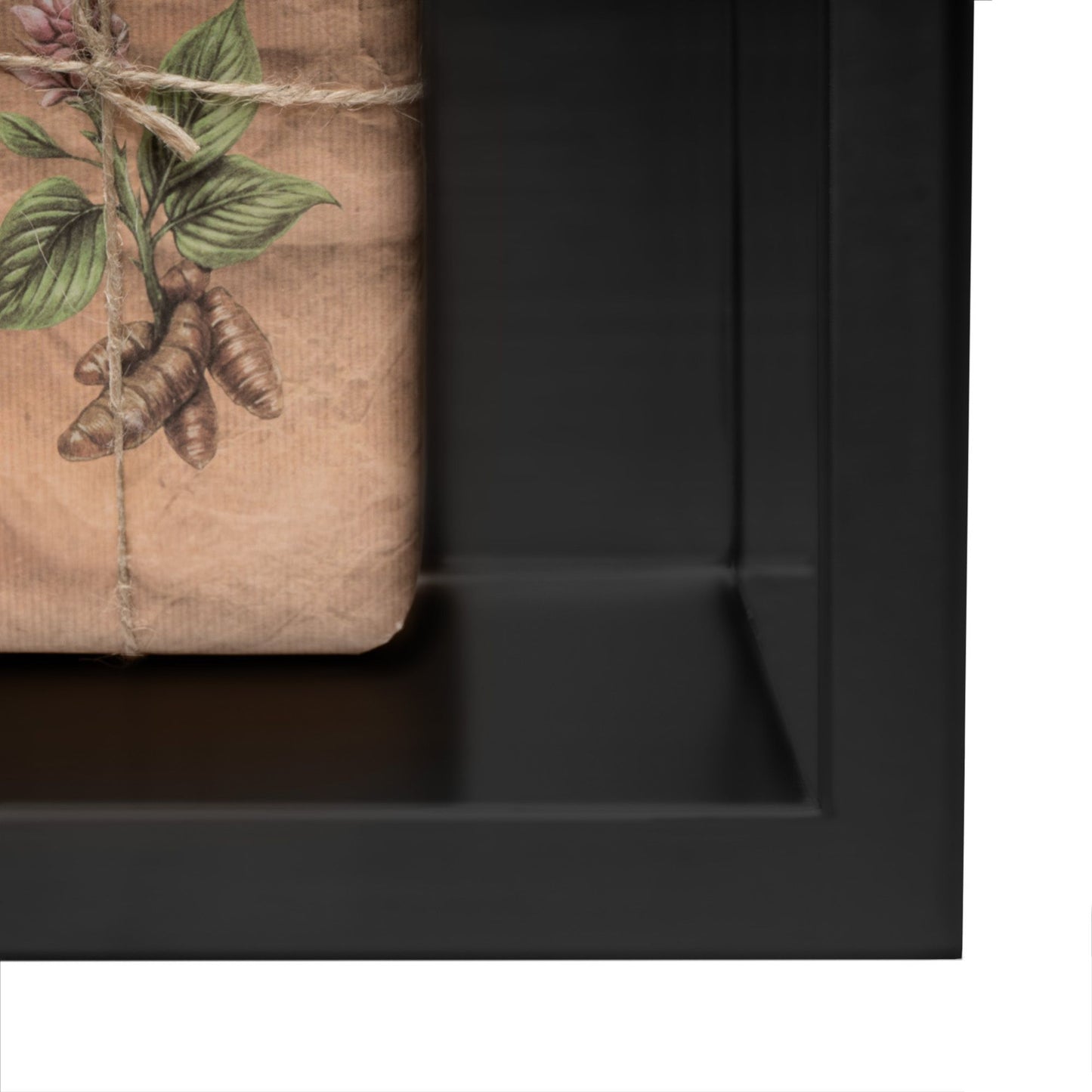 bathroom shelf 30x30 matte black 5