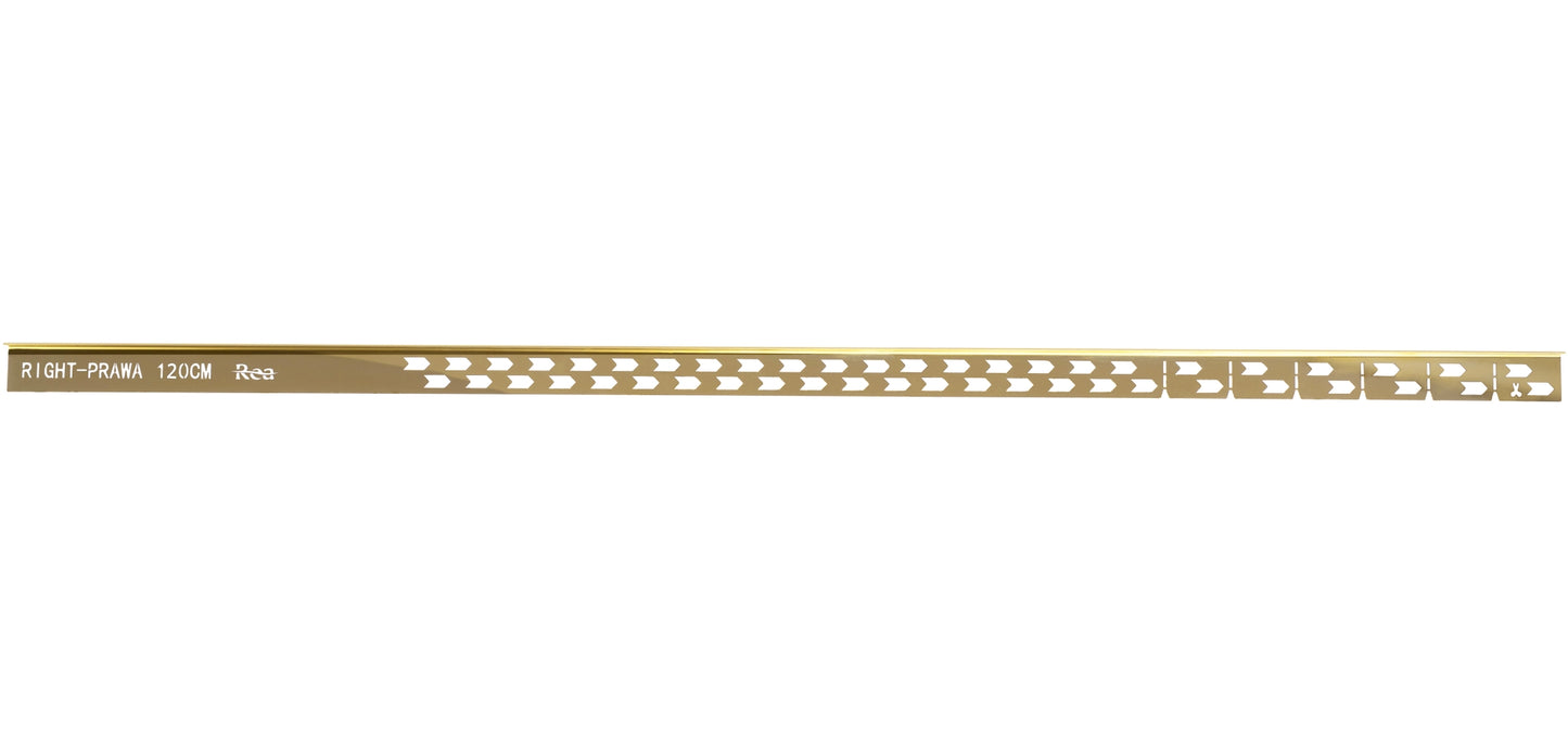 Gefälleprofil 120cm Gold rechte 4