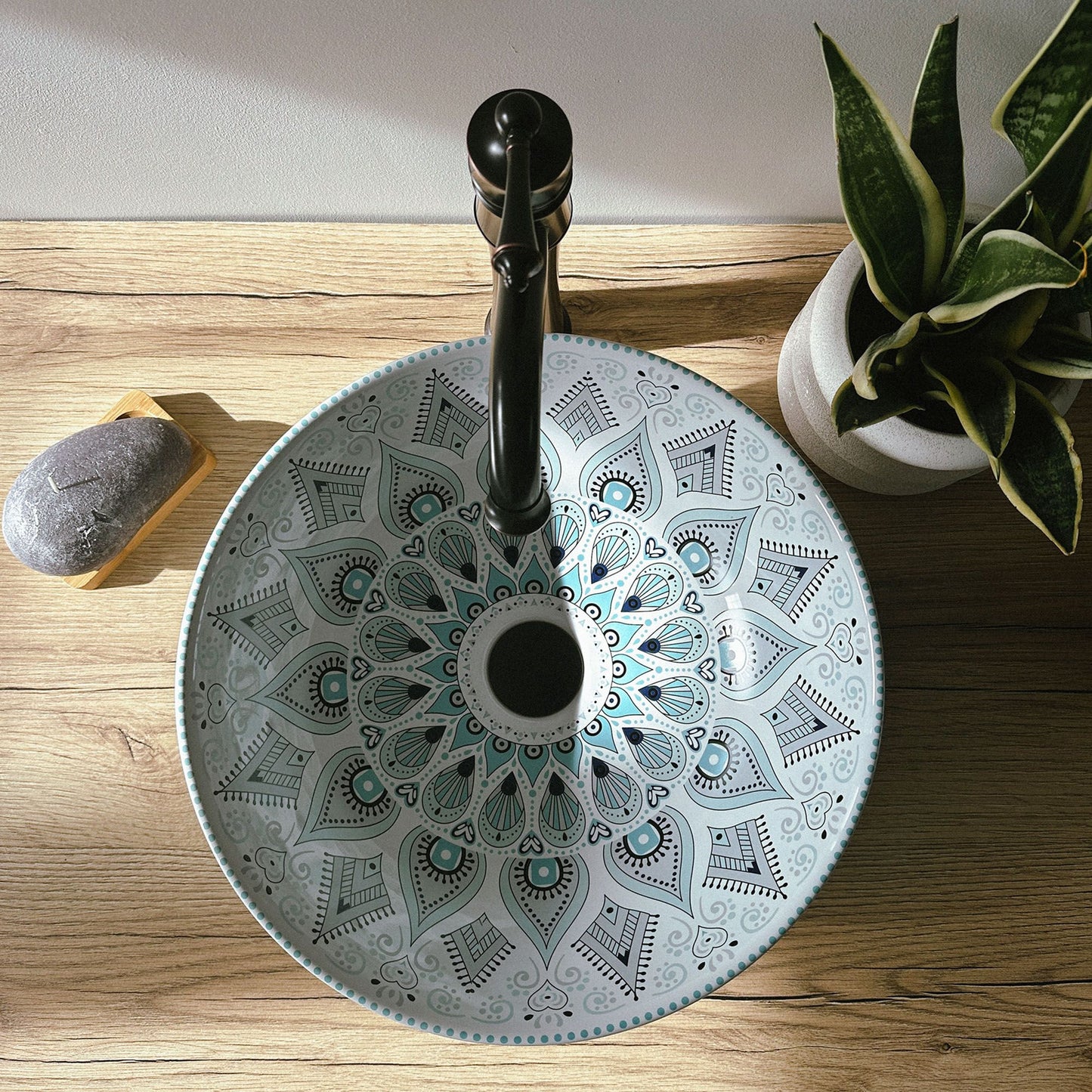 Aufsatzwaschbecken Rea Mandala 3