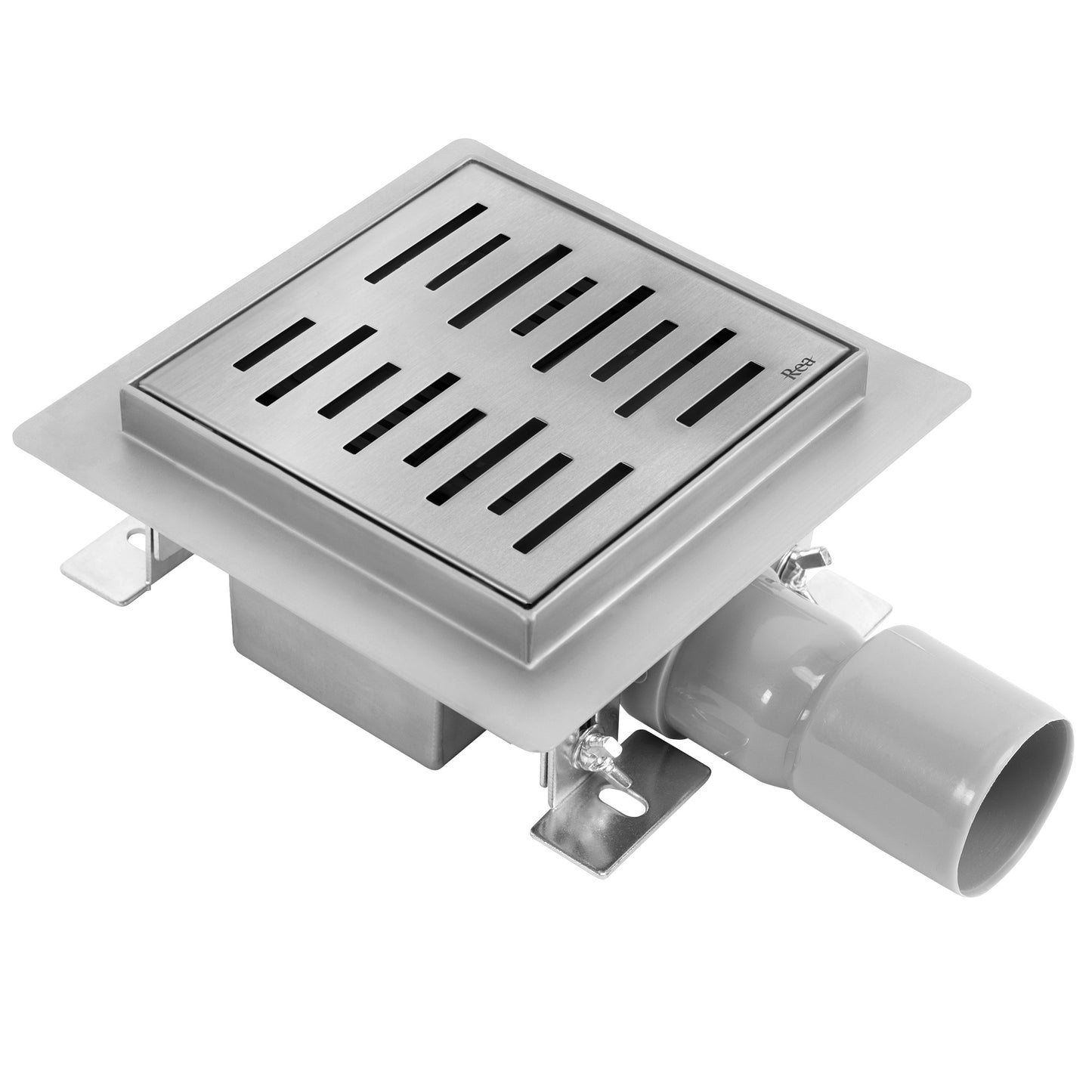 Duschrinne REA LINE 150x150 Nickel Brush 1