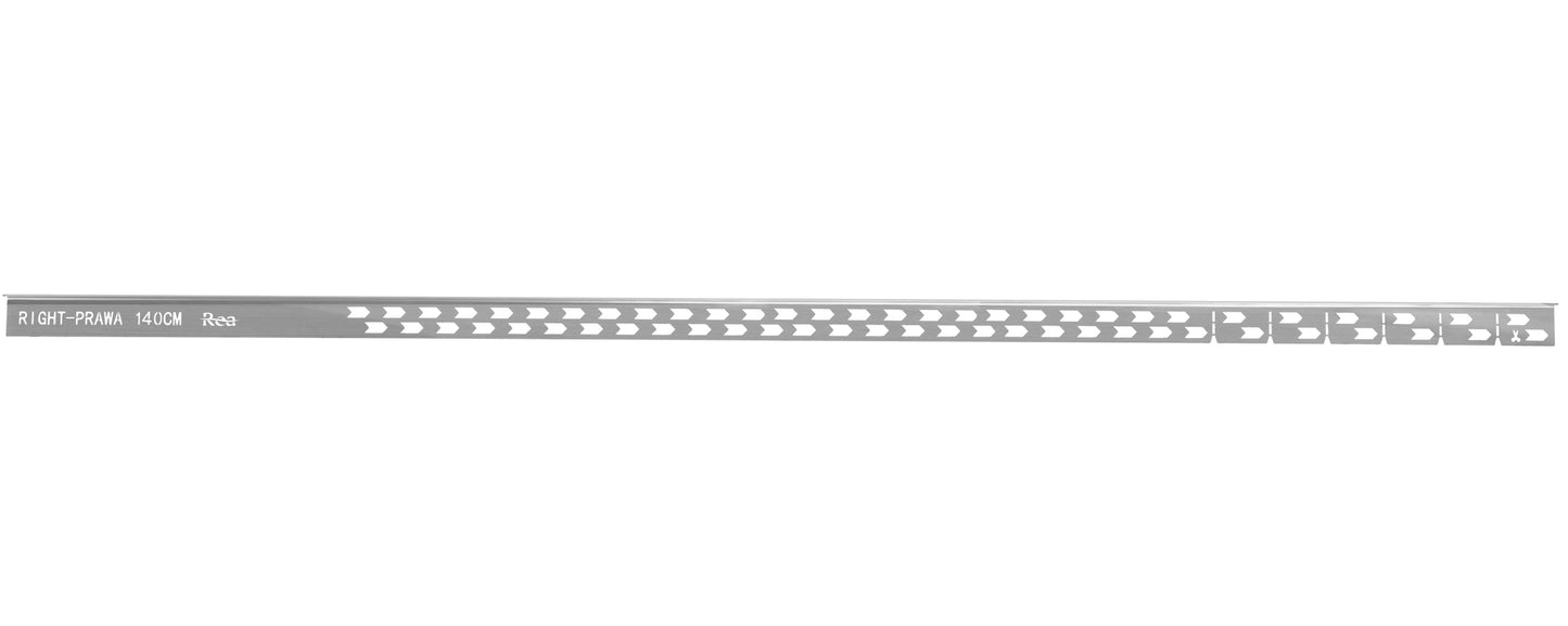 Gefälleprofil 140cm Brush Nickel rechte 4