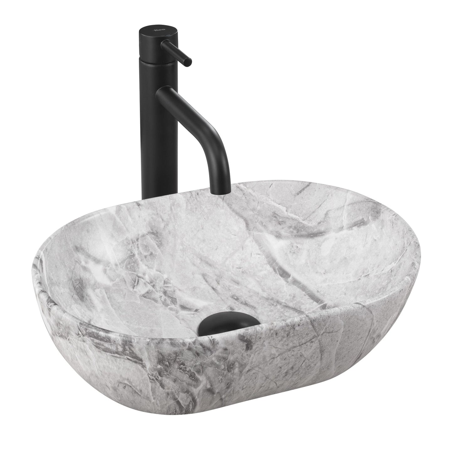 Aufsatzwaschbecken Rea AMELIA MINI STONE MATT 1
