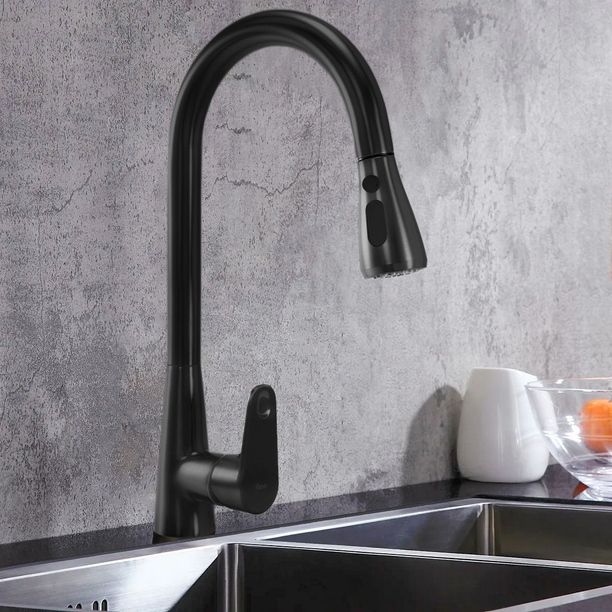 Küchearmatur Rea Mild black mat 7