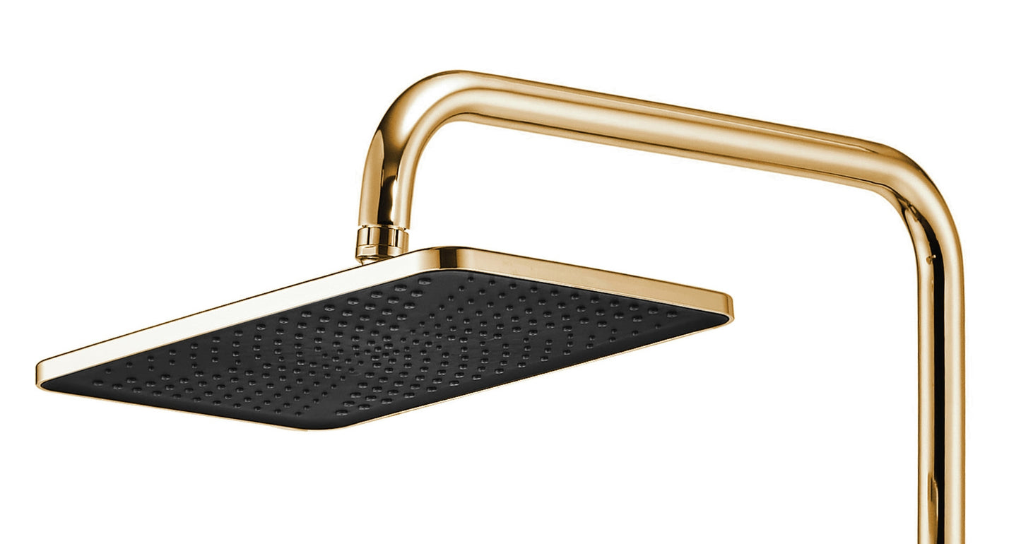 Duschgarnitur mit Thermostat REA ROB Gold 6