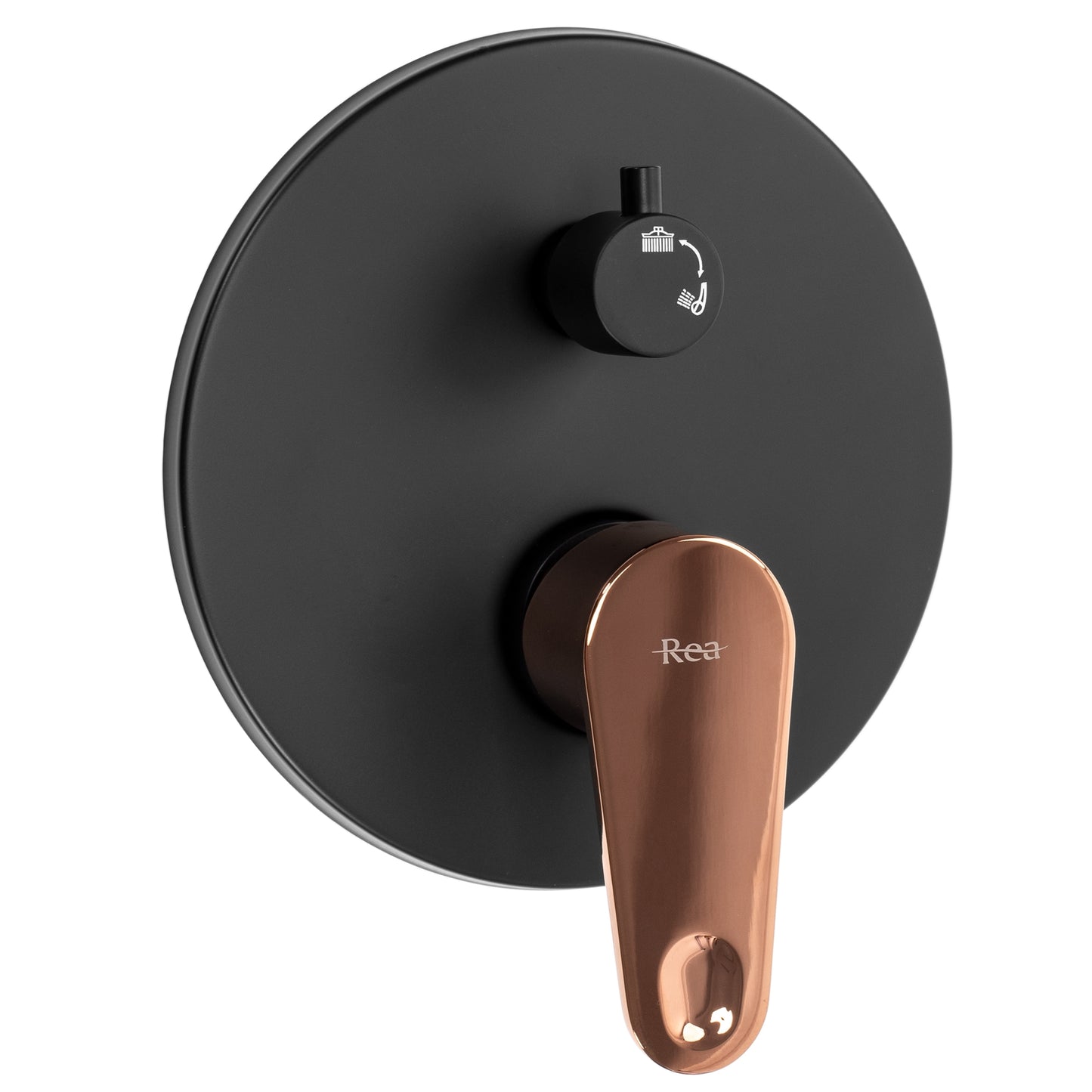 Unterputz Duschset REA MILD BLACK ROSE GOLD + BOX 2