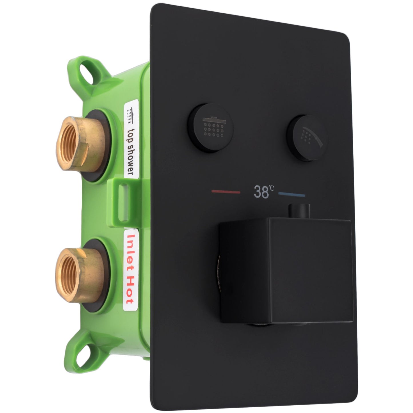 Unterputz Duschgarnitur Rea FENIX DAVIS BLACK +BOX 2