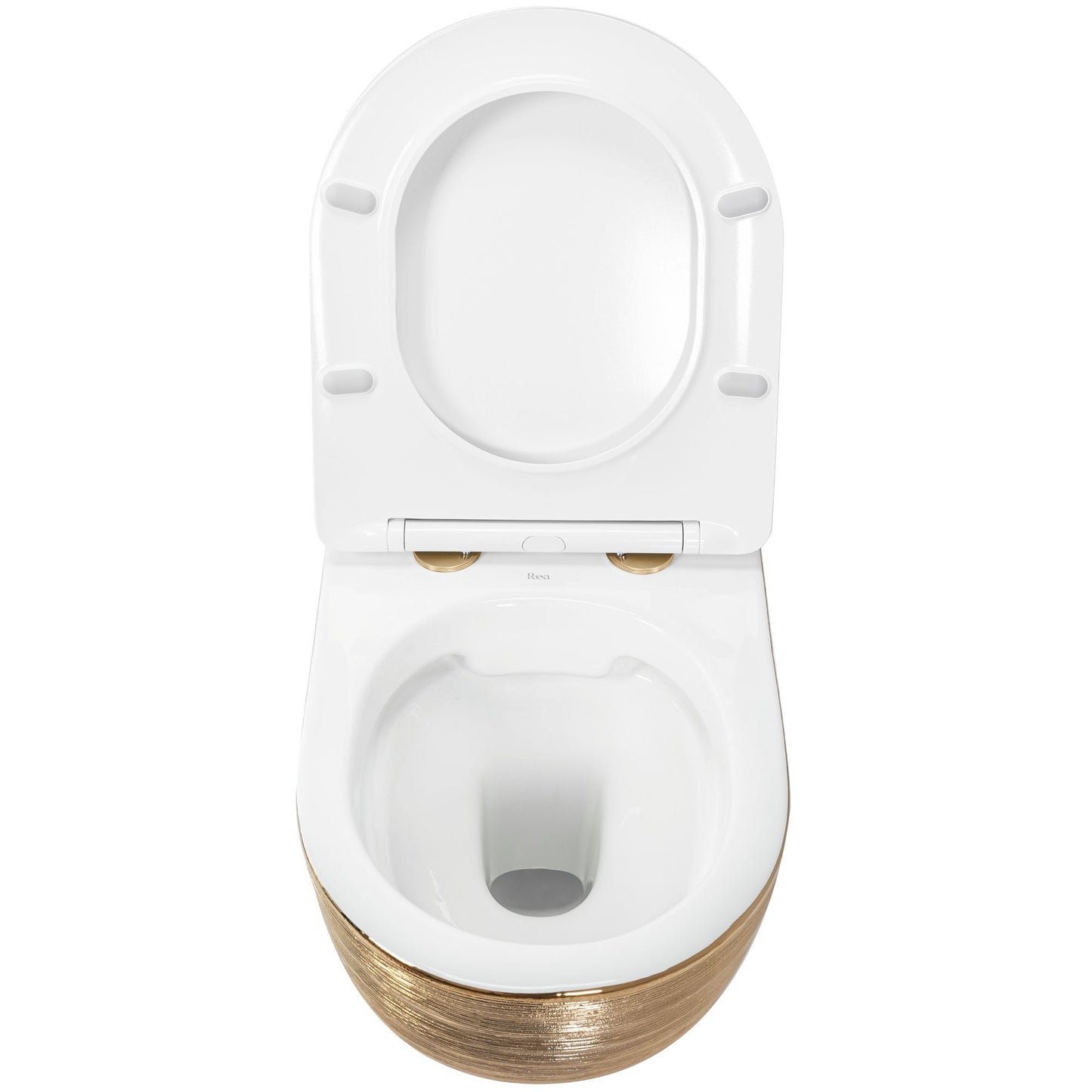 WC Schüssel Randlos Carlo Flat Brush Gold 4