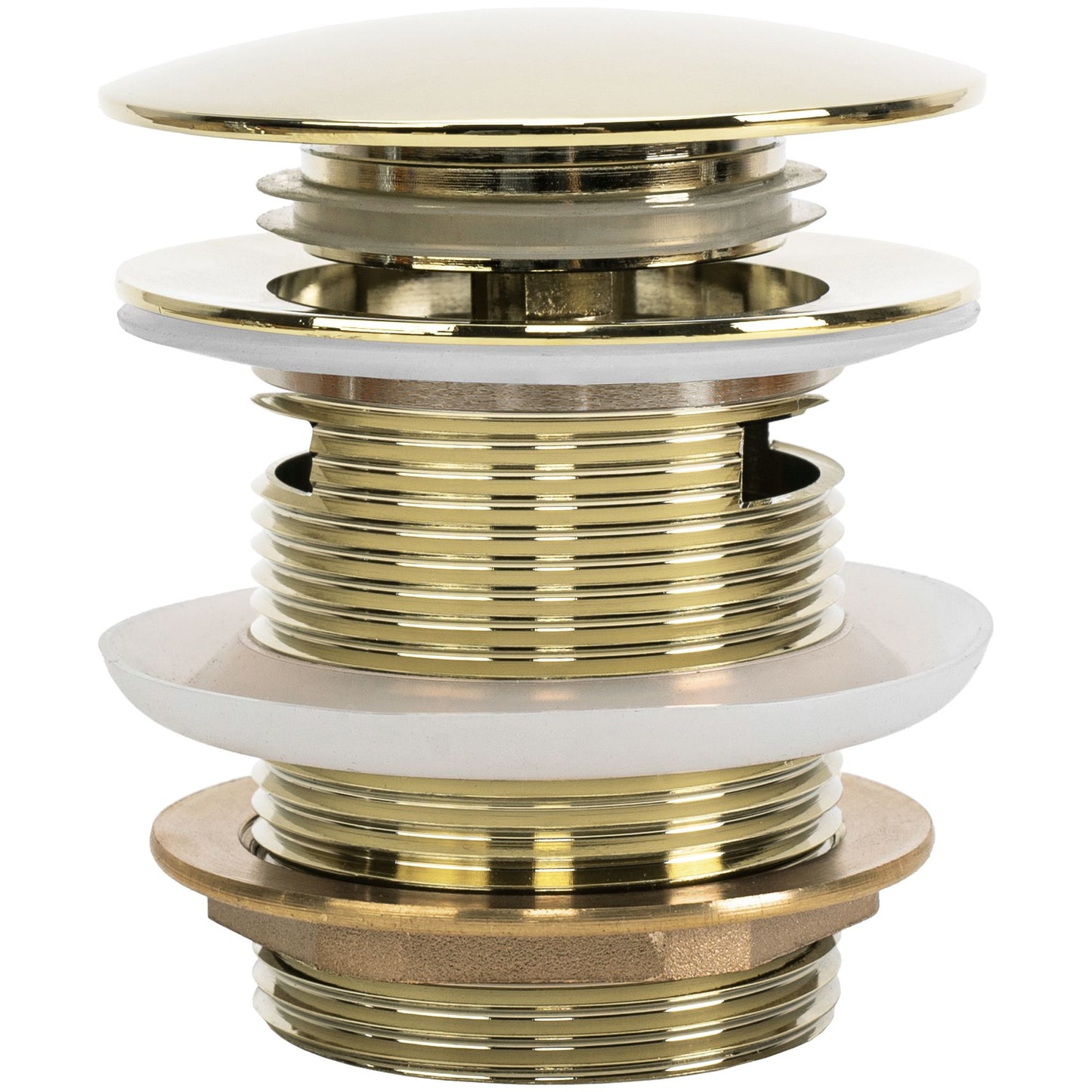 Wanne Stöpsel Klik-Klak Rea Gold 6cm 1