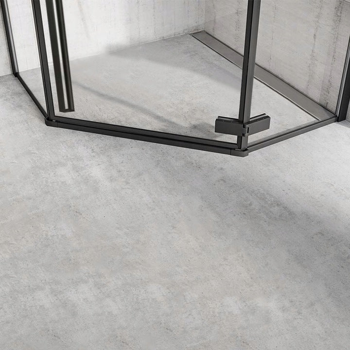 Duschkabine DIAMOND BLACK MAT 90x90 mit Duschwanne Diamond Schwarz 4