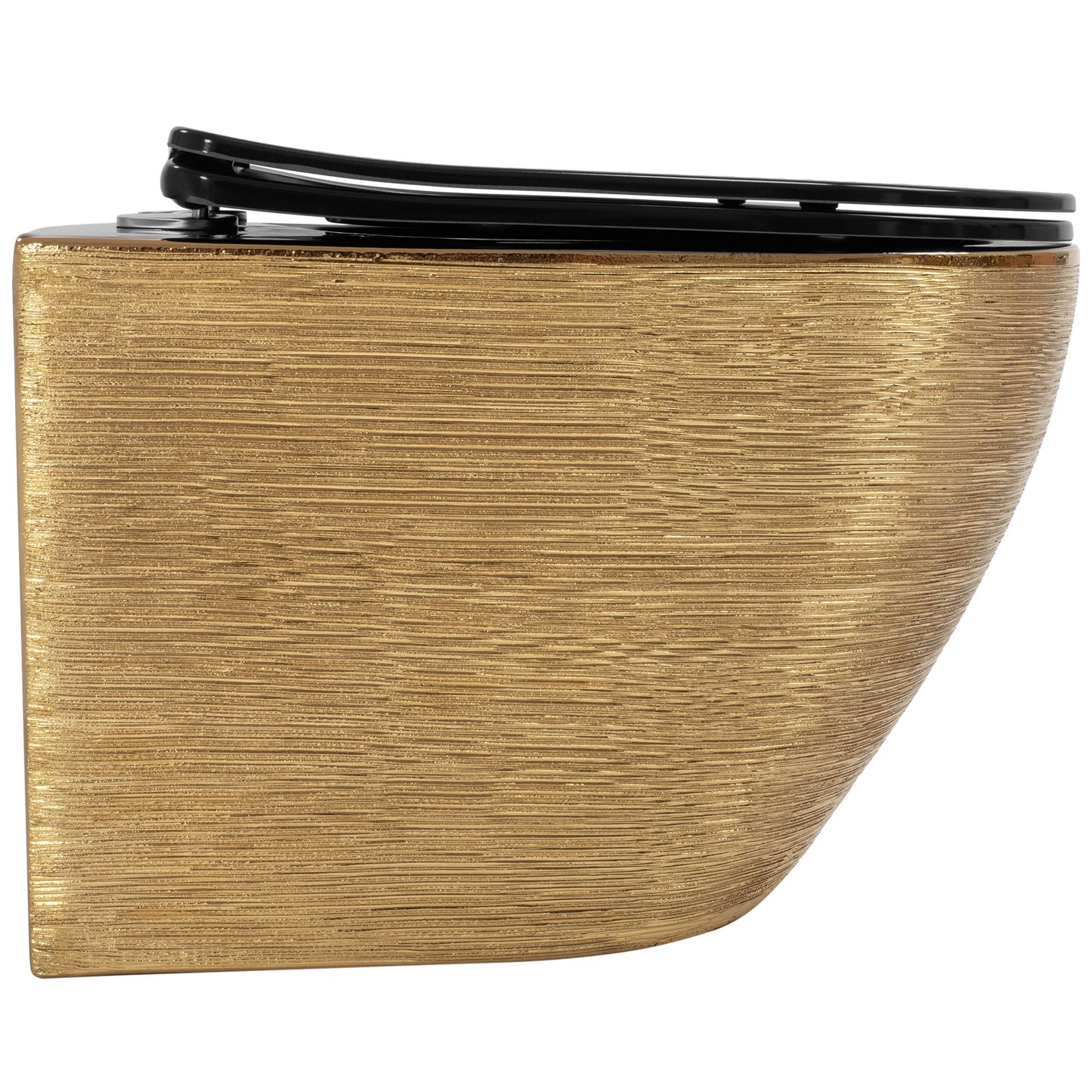WC Schüssel Randlos Carlo Flat Brush Gold 3
