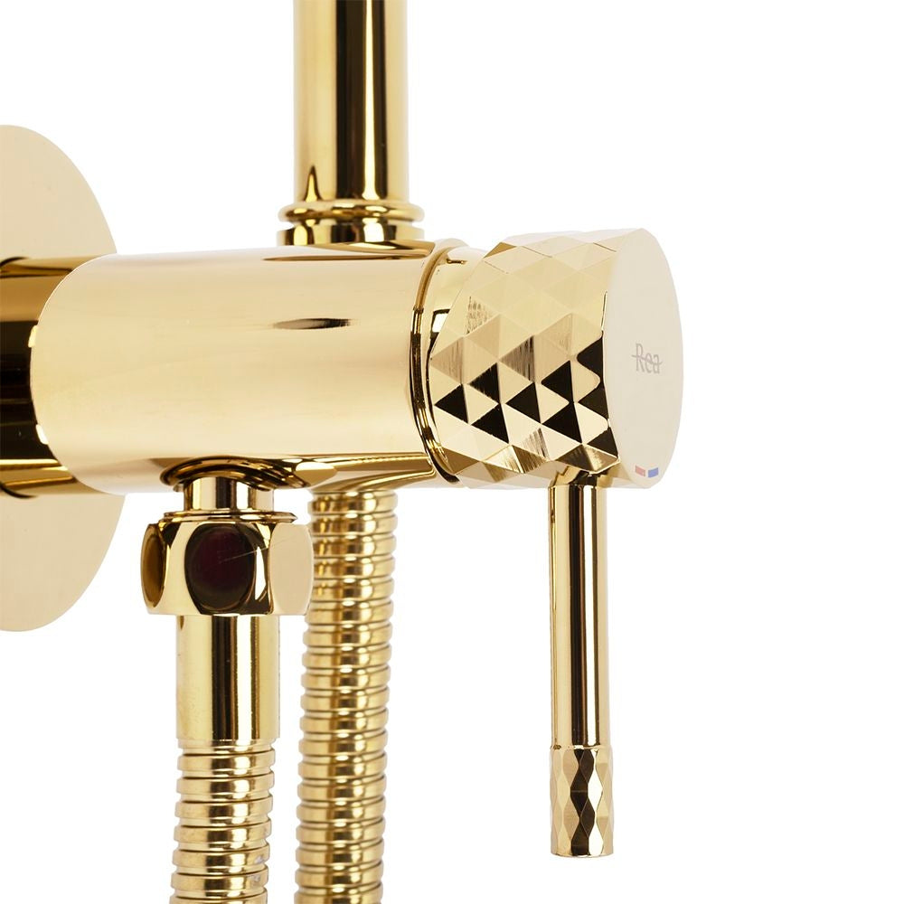 Bidetarmatur Lungo Loop Diamond Gold 9