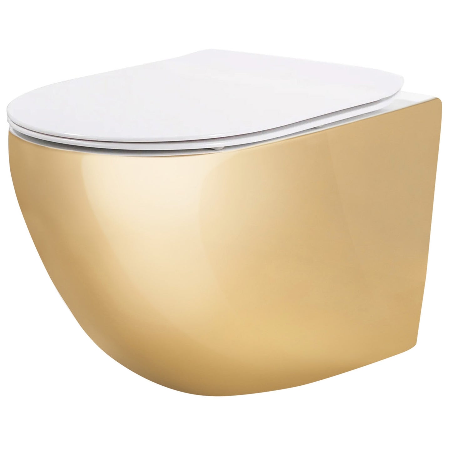 Wc Schüssel Randlos Rea Carlo Mini Tornado Nfq Gold White 1