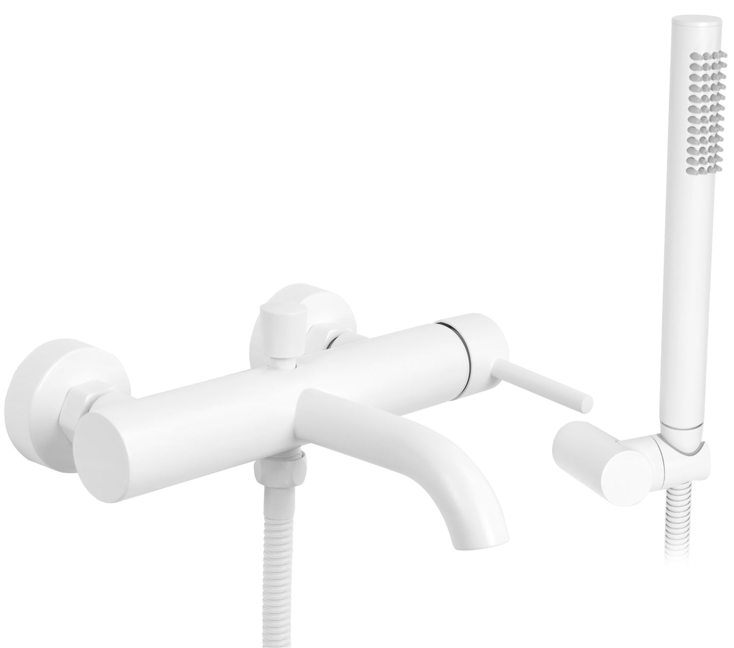 Wannenarmatur Rea Lungo White Matt 1