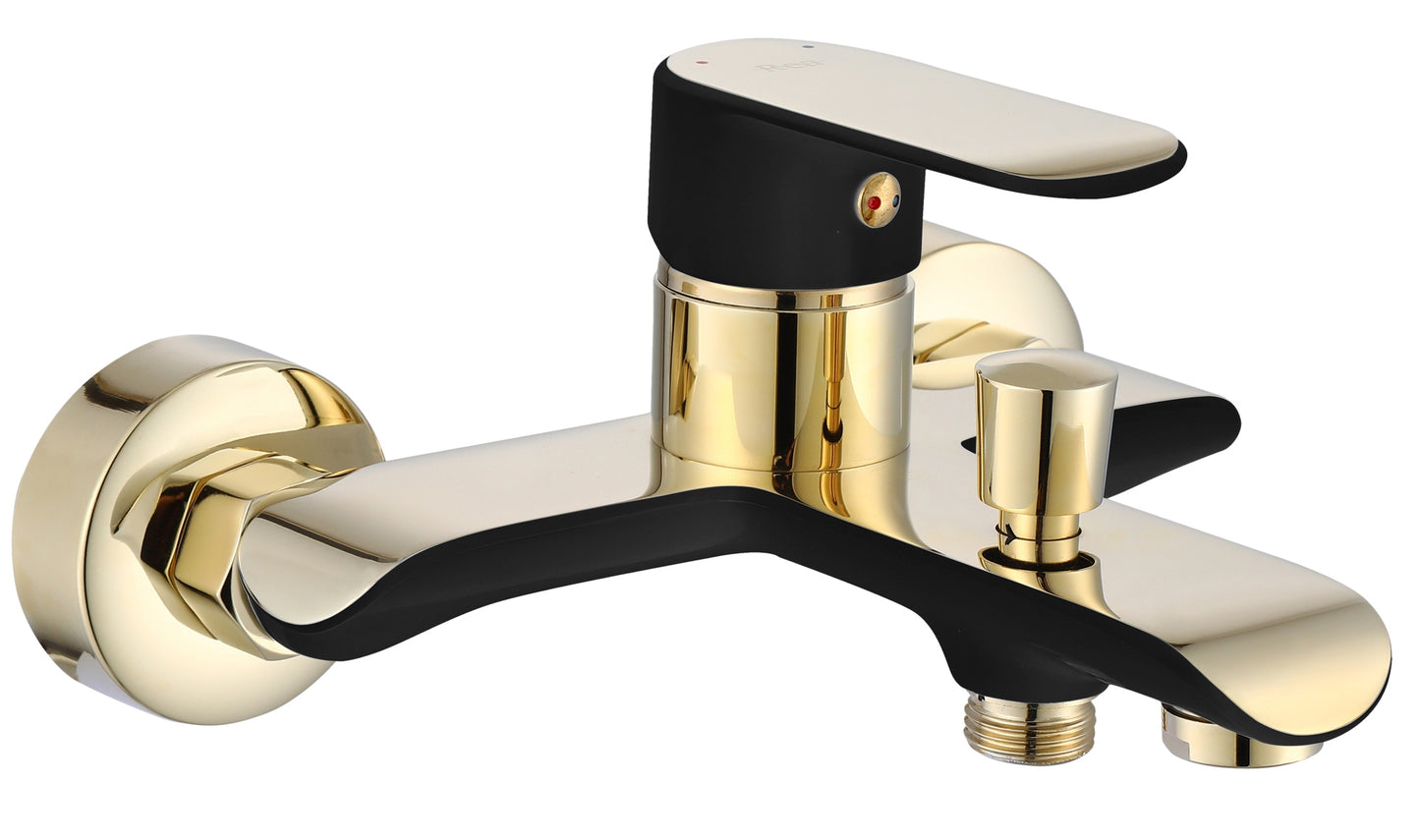 Wannenarmatur REA BLOOM Black Gold 2