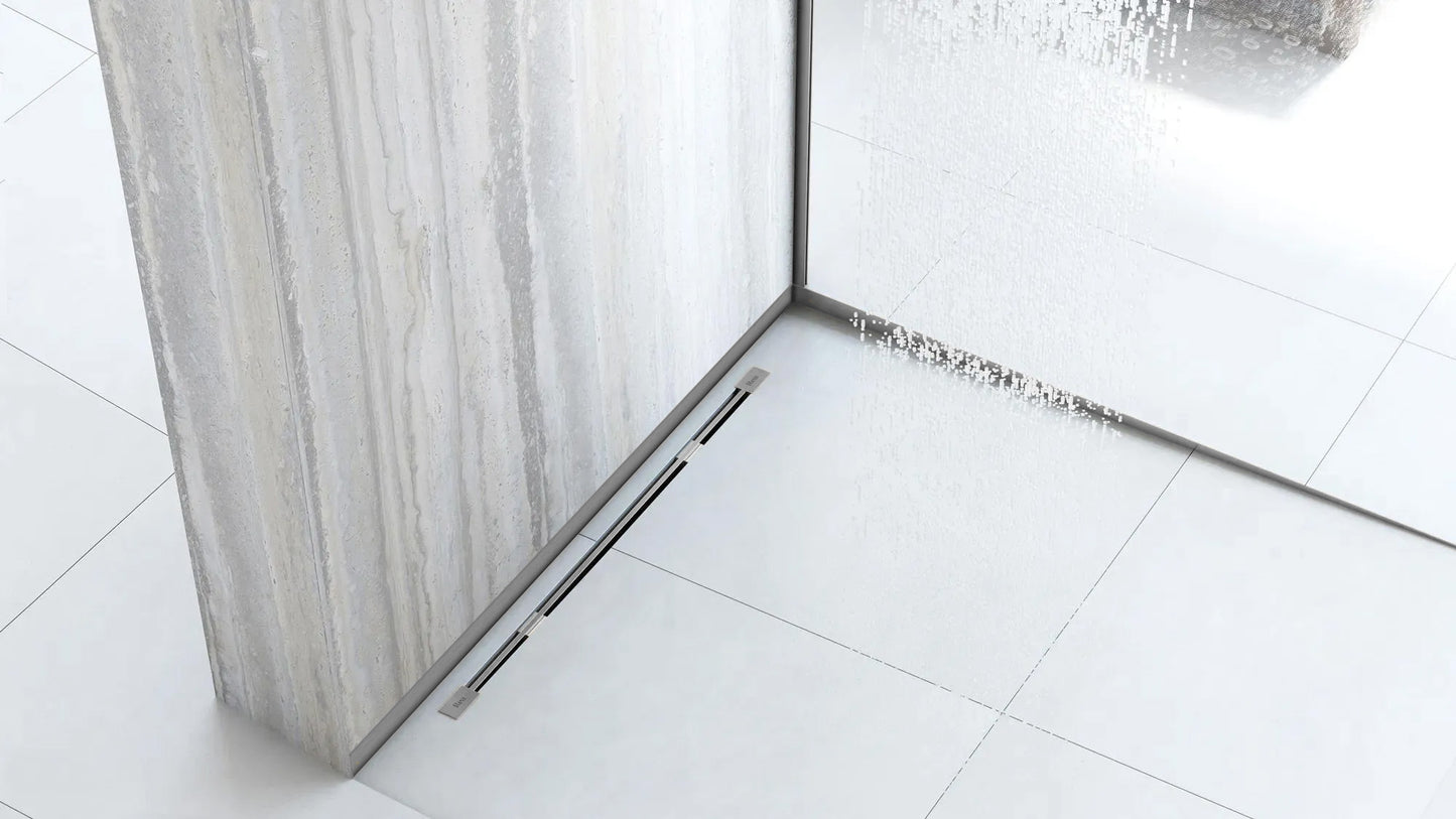 Listwa Brodzikowa Czołowa 130cm Brush Nickel 7