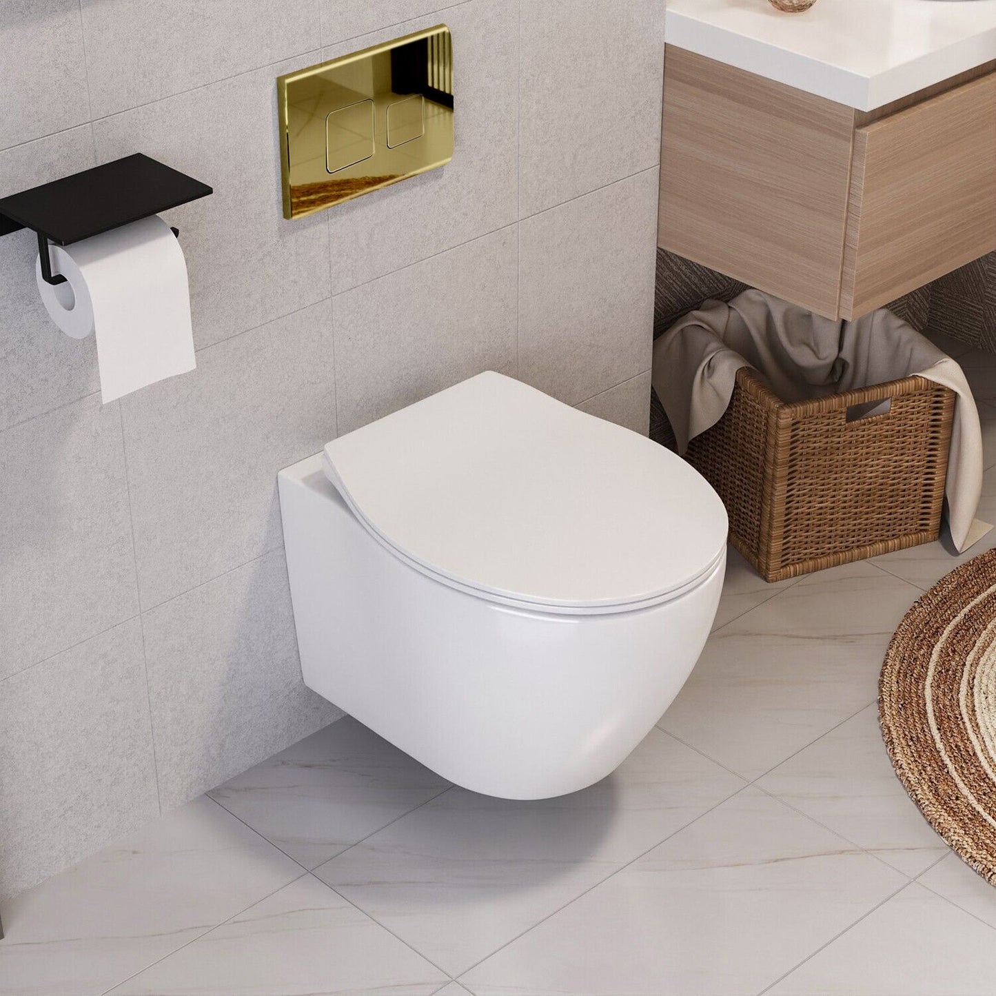 Spülknopf F Gold für WC 5