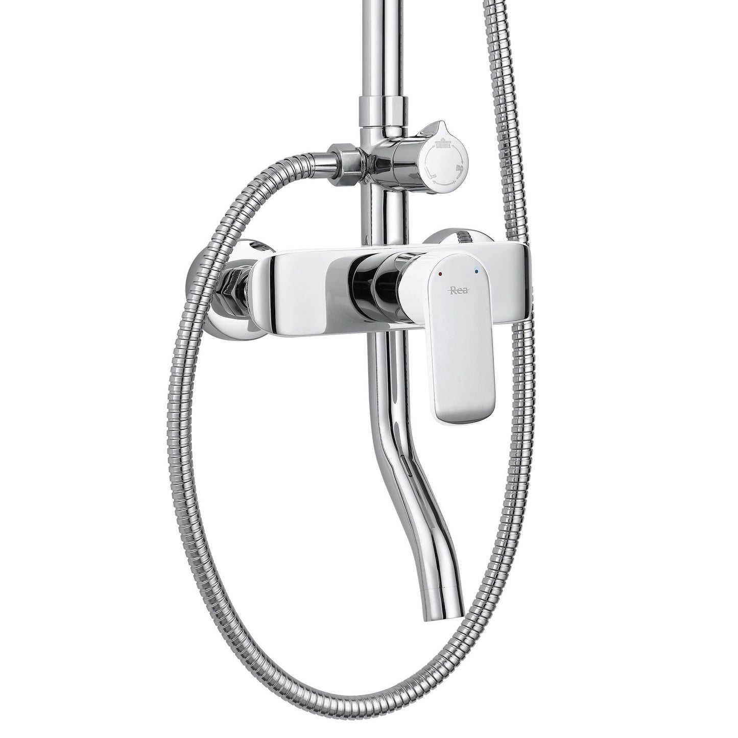 Duschgarnitur REA BLOOM WHITE CHROME 4