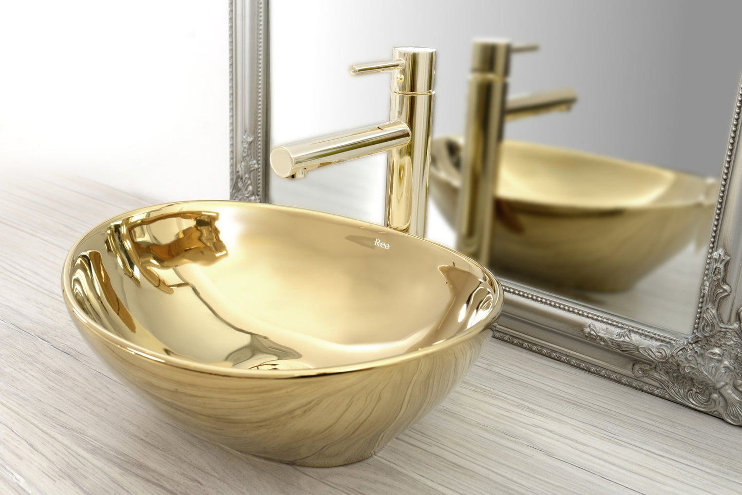 Waschbeckenarmatur Rea Tess High Light Gold 5
