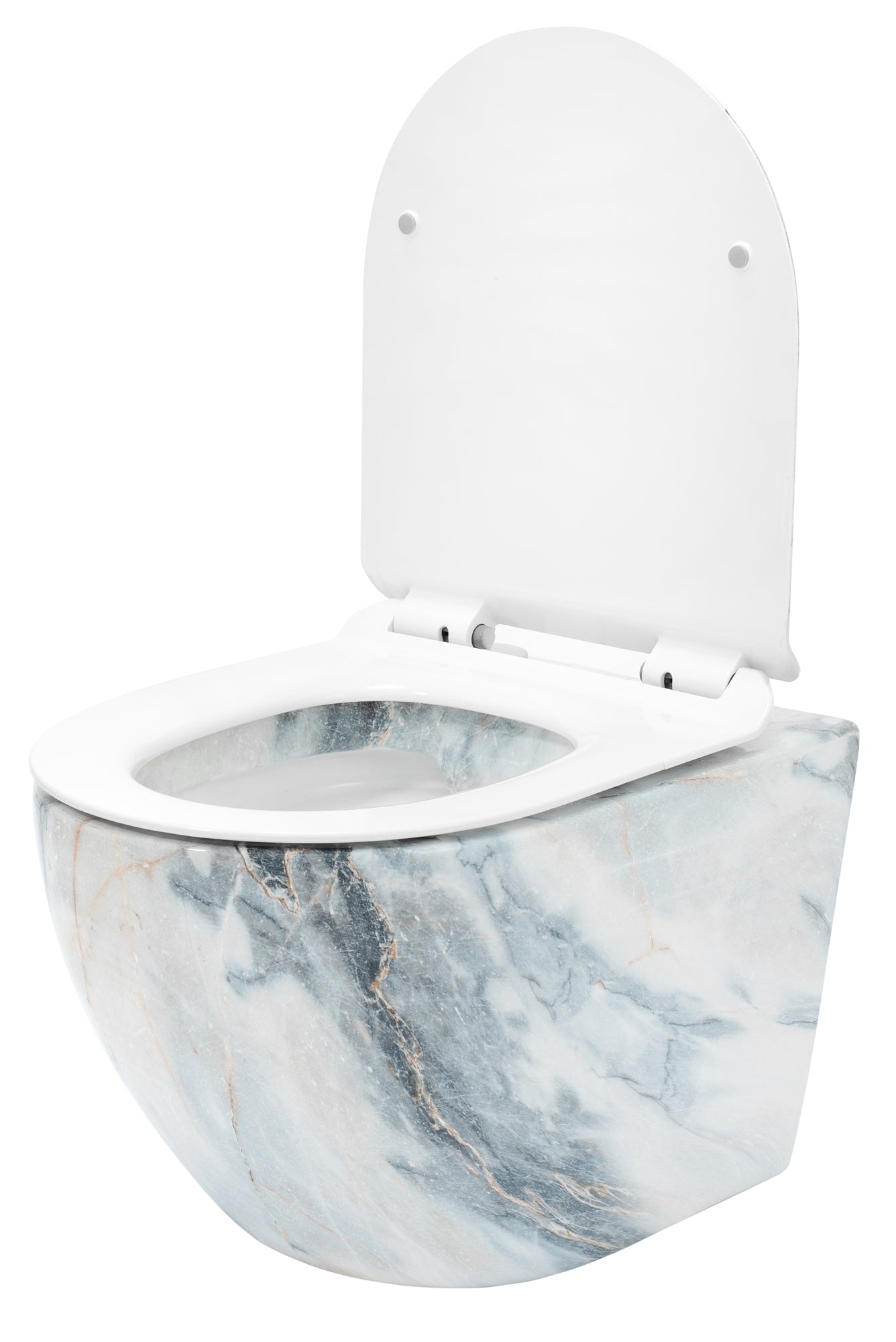 WC Schüssel Randlos Rea Carlos Slim Granit Shiny N 5