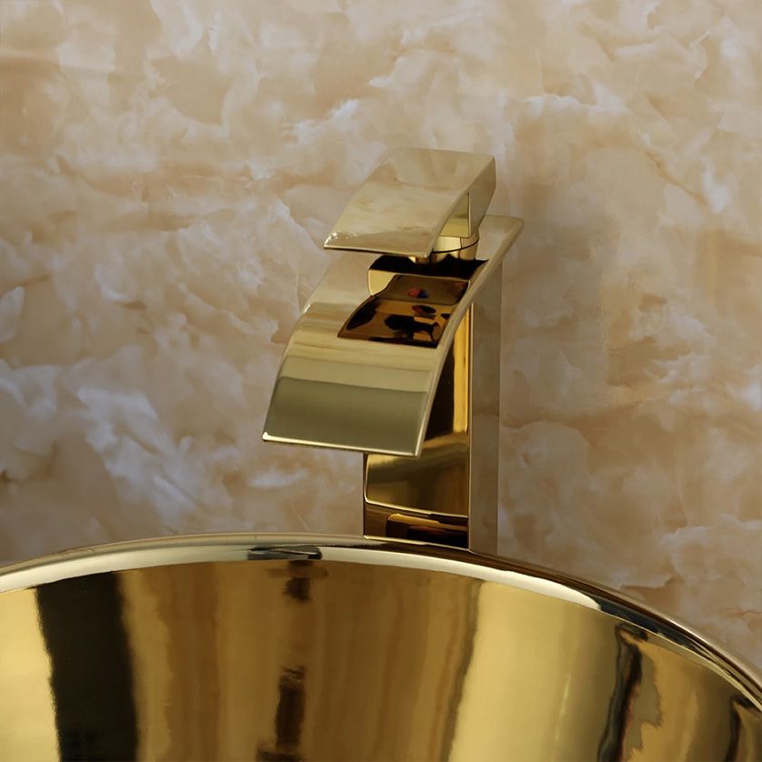 Aufsatzwaschbecken Rea Sofia Gold 6