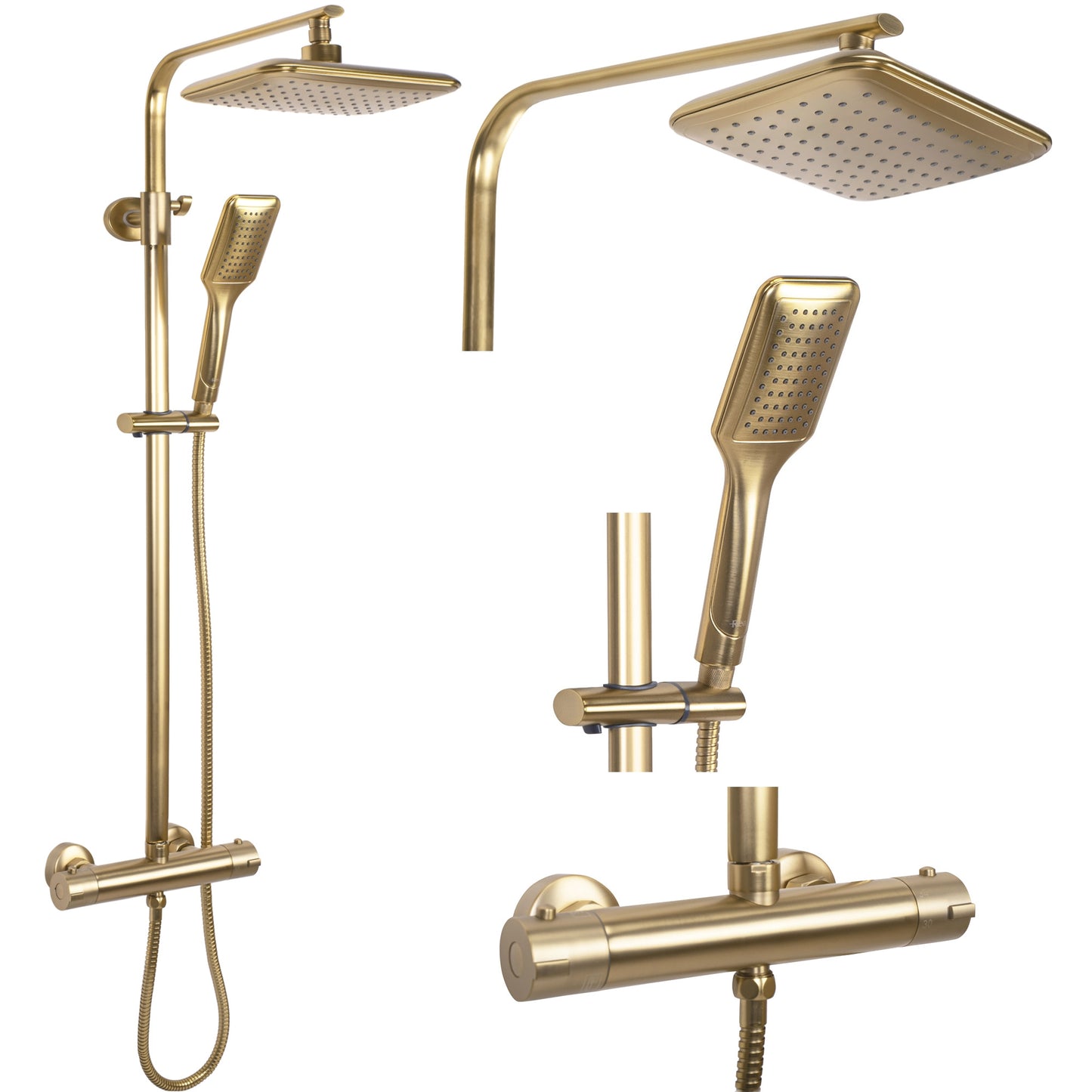 Duschset REA Tom brush gold 1