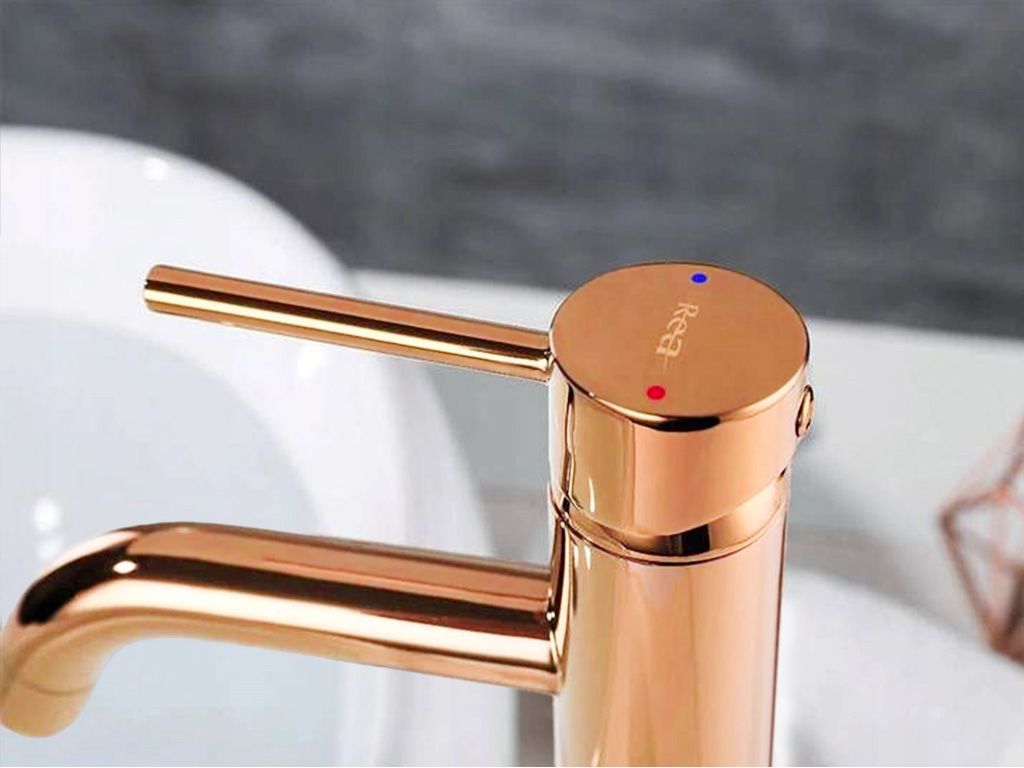 Waschbeckenarmatur Rea LUNGO Copper High 5