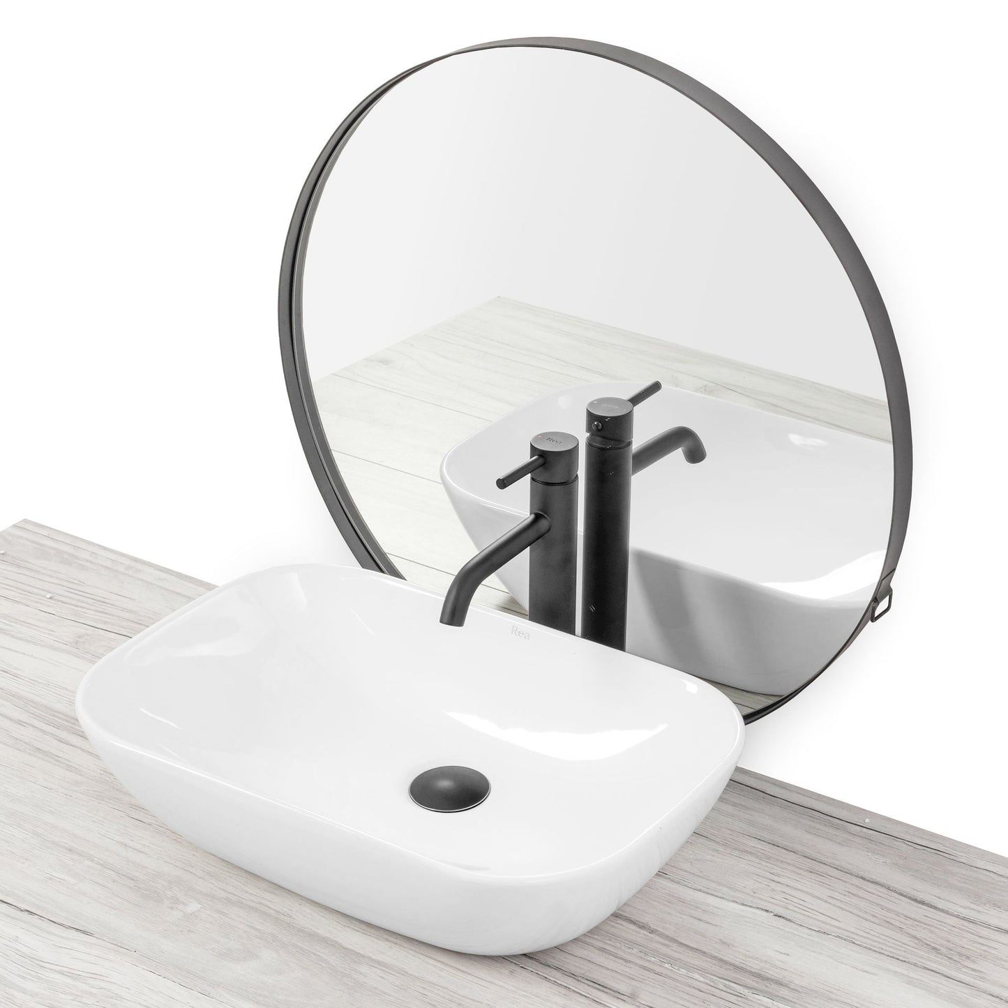 Aufsatzwaschbecken Rea Claudia 9447 white 2