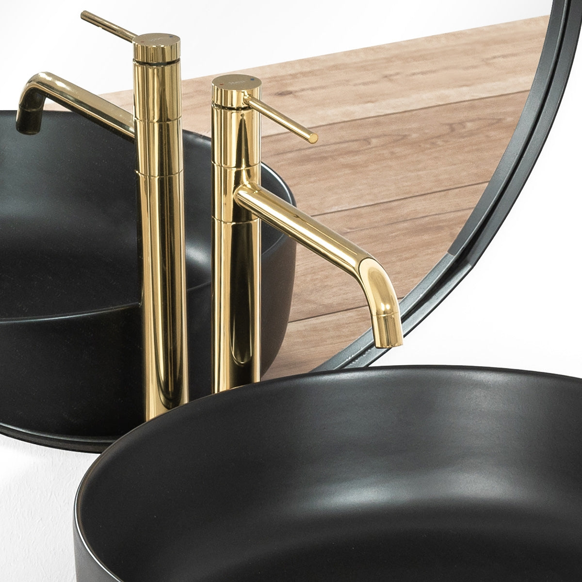 Waschbeckenarmatur Rea Lugano Slim Gold High 2