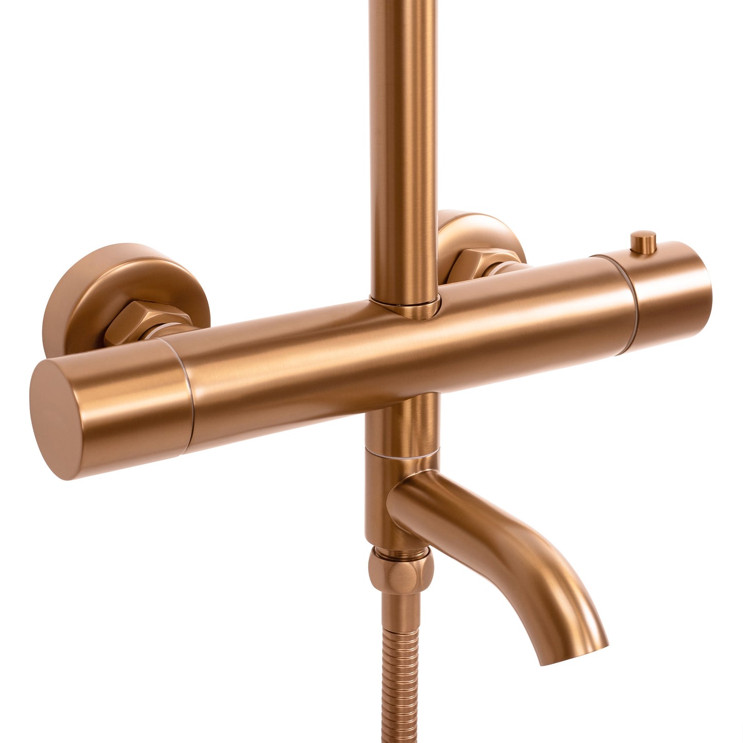 Duschgarnitur mit Thermostat REA Lungo Copper Brush 7