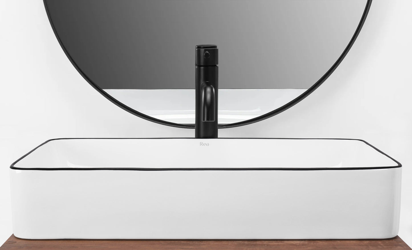 Aufsatzwaschbecken Rea Denis Black Edge 3