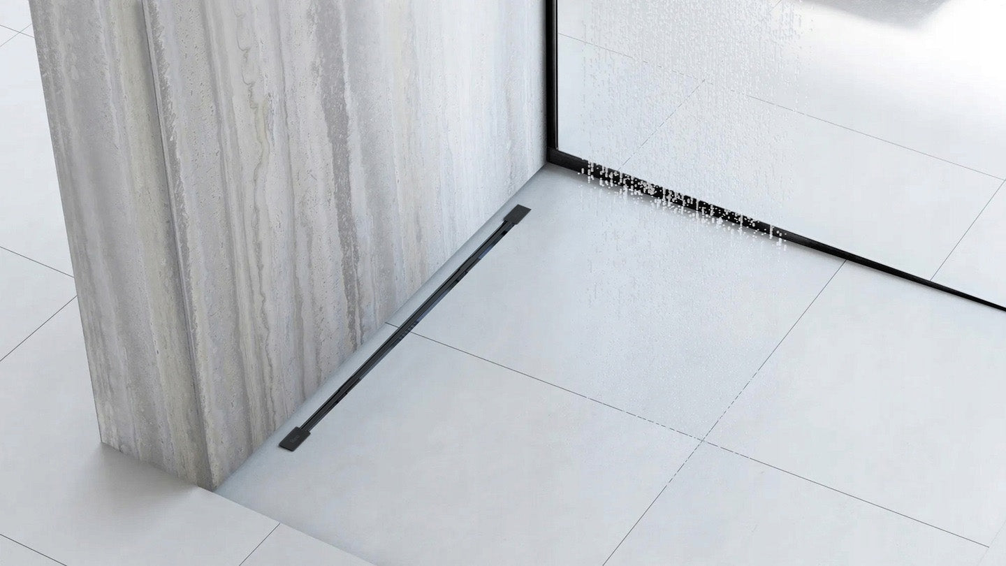 Gefälleprofil 100cm Black rechte 8
