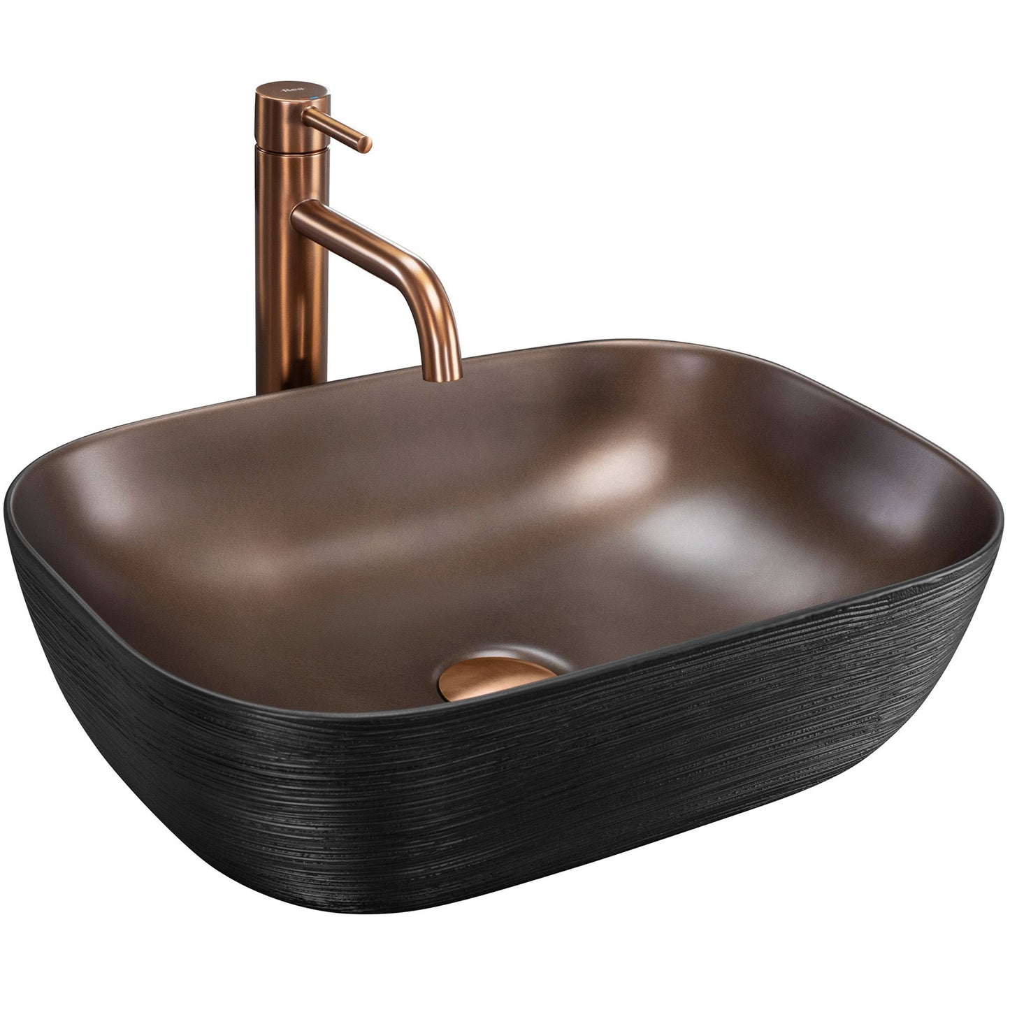 Aufsatzwaschbecken Rea Belinda COPPER BRUSH 1