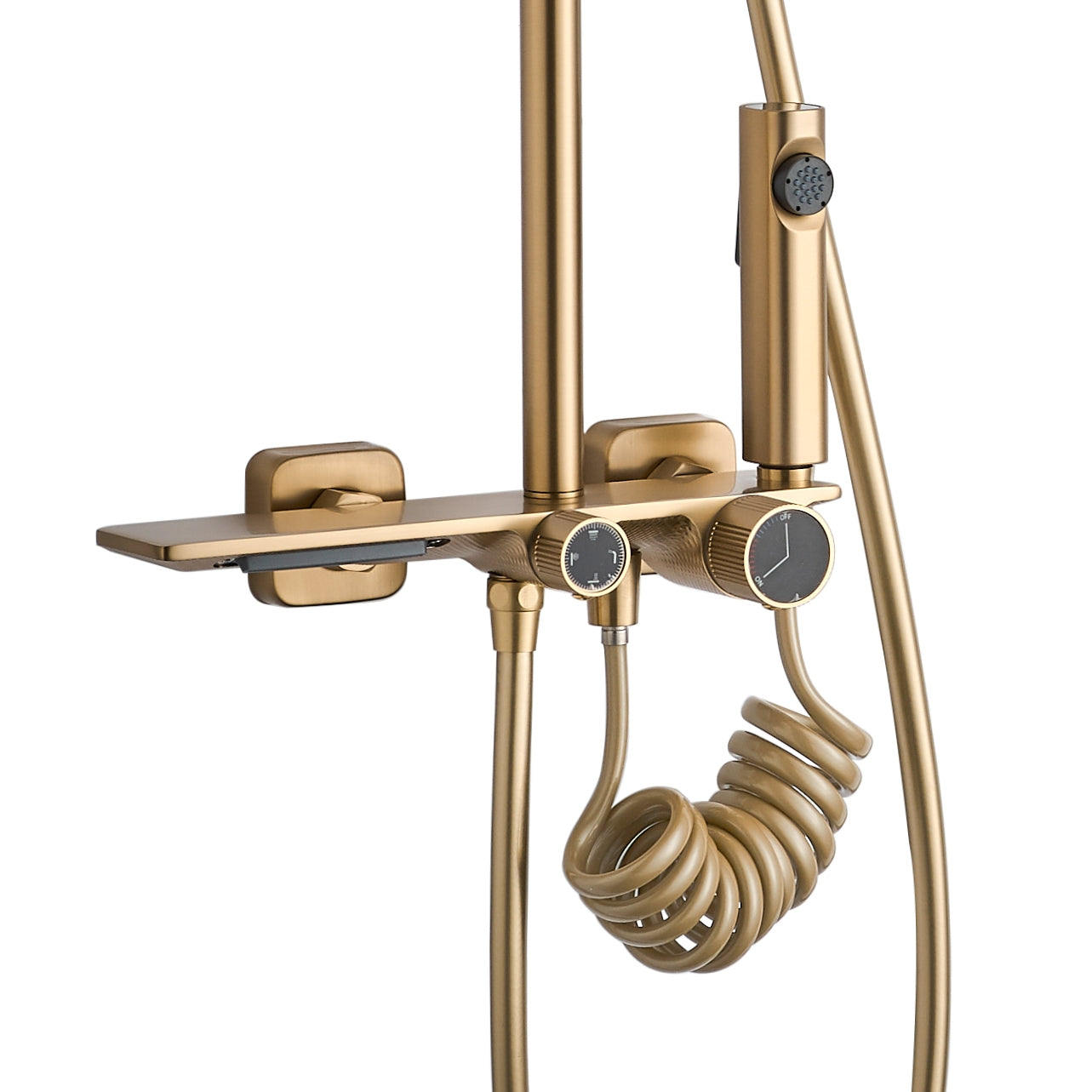 Duschgarnitur REA HELIX Brush Gold 2