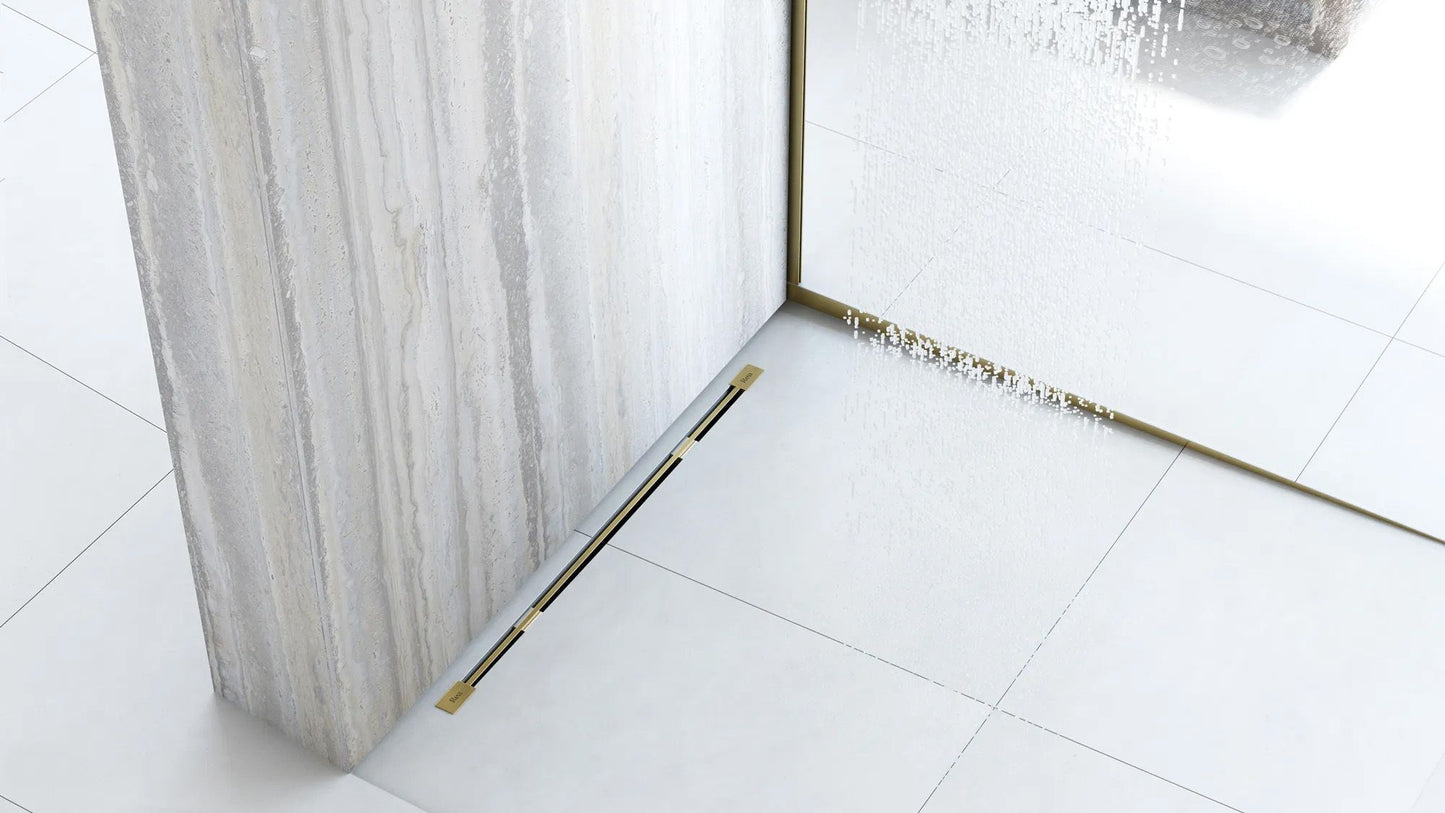 Gefälleprofil 120cm Gold rechte 8