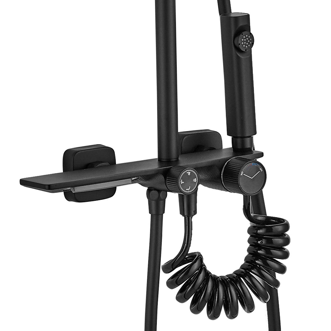 Duschgarnitur REA HELIX Black 2