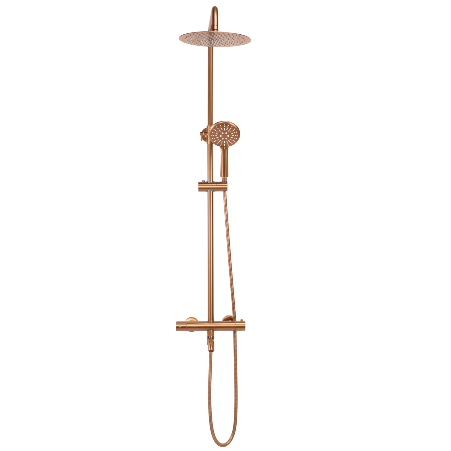 Duschgarnitur mit Thermostat REA Lungo Copper Brush 3