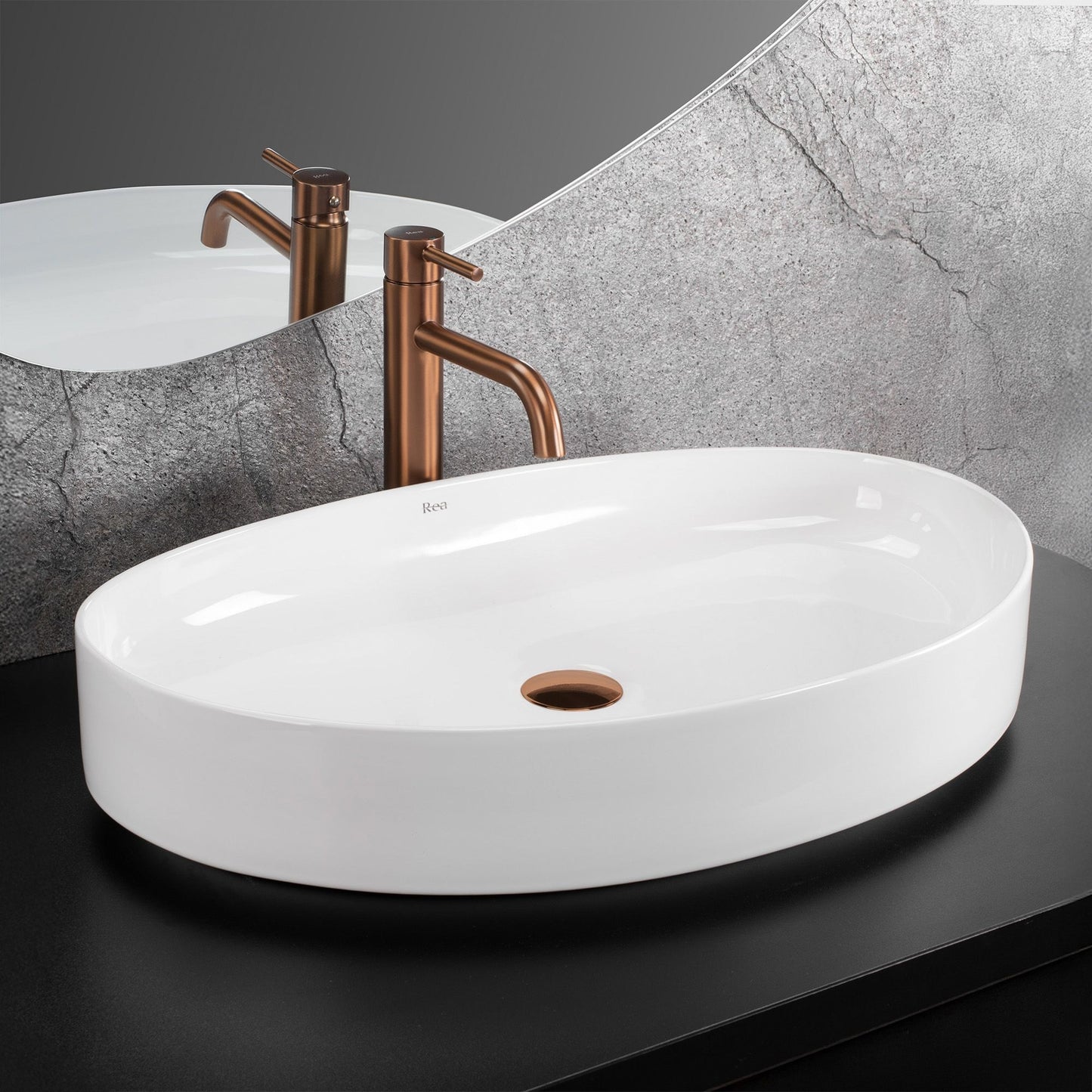Aufsatzwaschbecken Rea Sabina 65 6