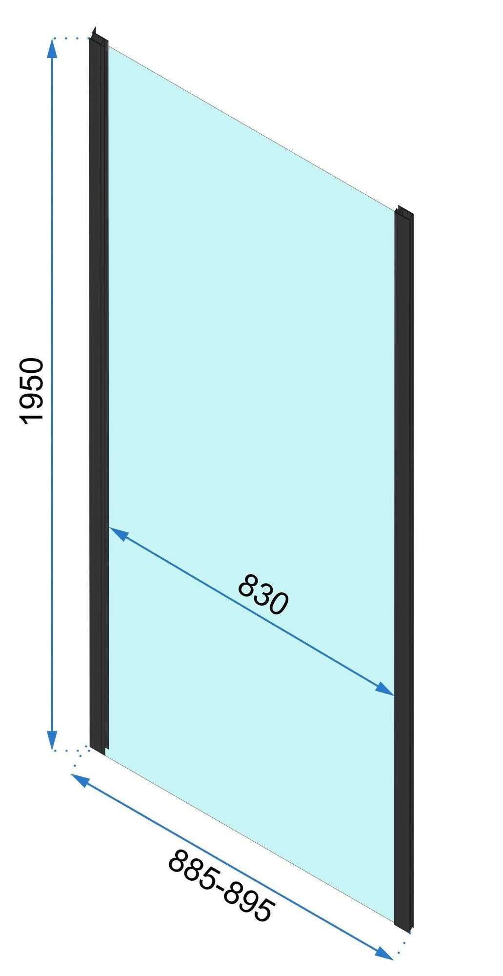 Duschkabine Rapid Slide Gold 120 x 80 12