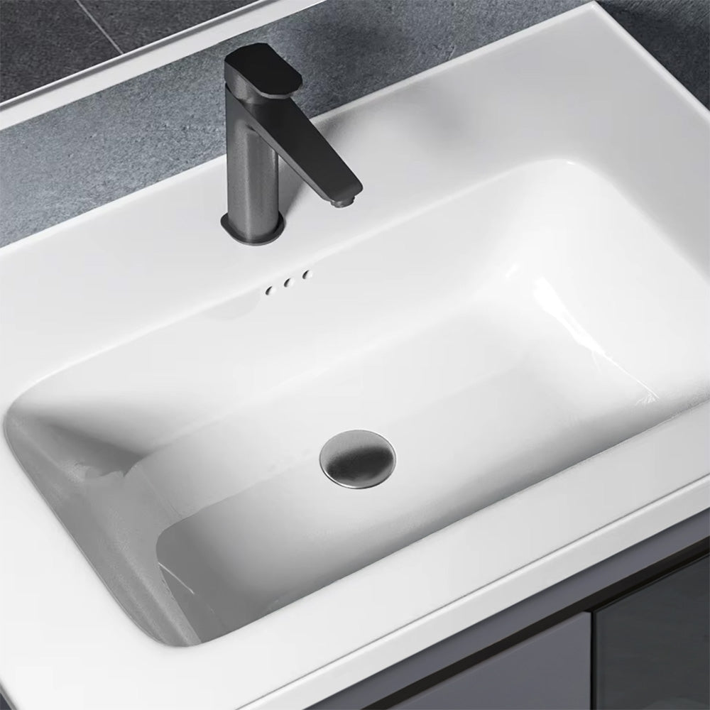 Badezimmermöbel-set Mit Waschbecken Paris 60cm Grey 3