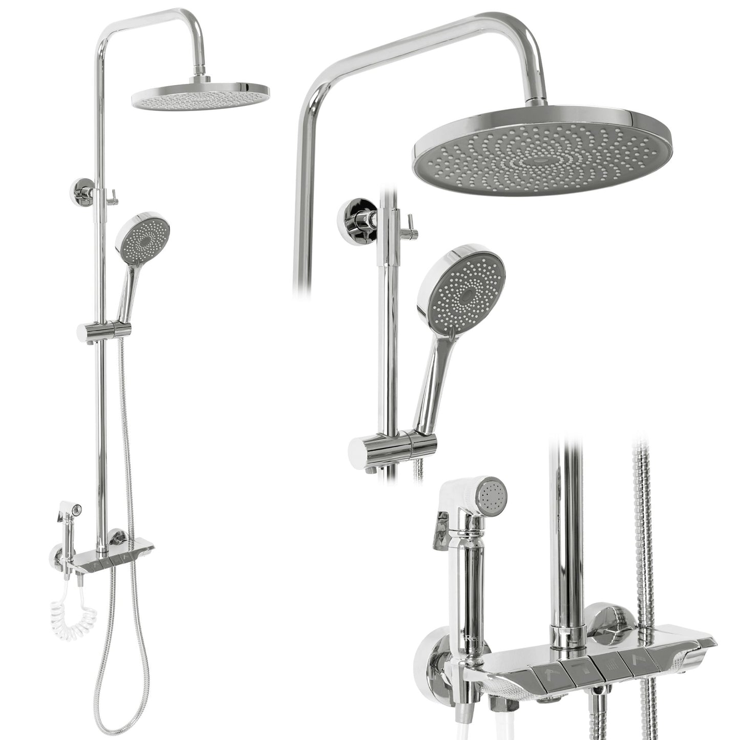 Duschset REA MAX chrom 1