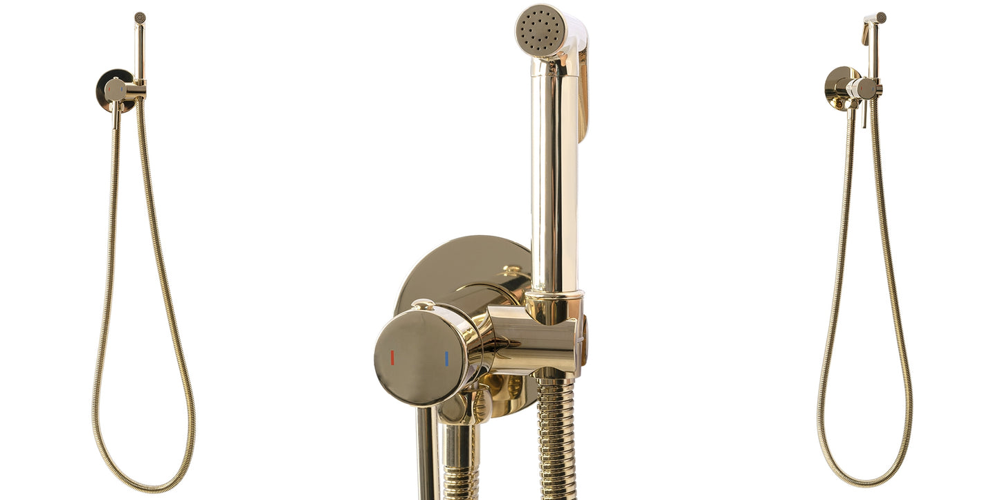 Bidetarmatur Lungo Loop Gold 6