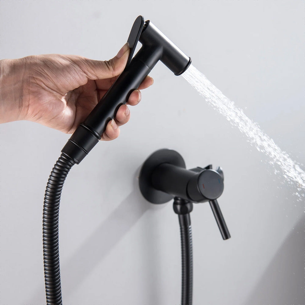 Bidetarmatur Lungo Loop Black 2
