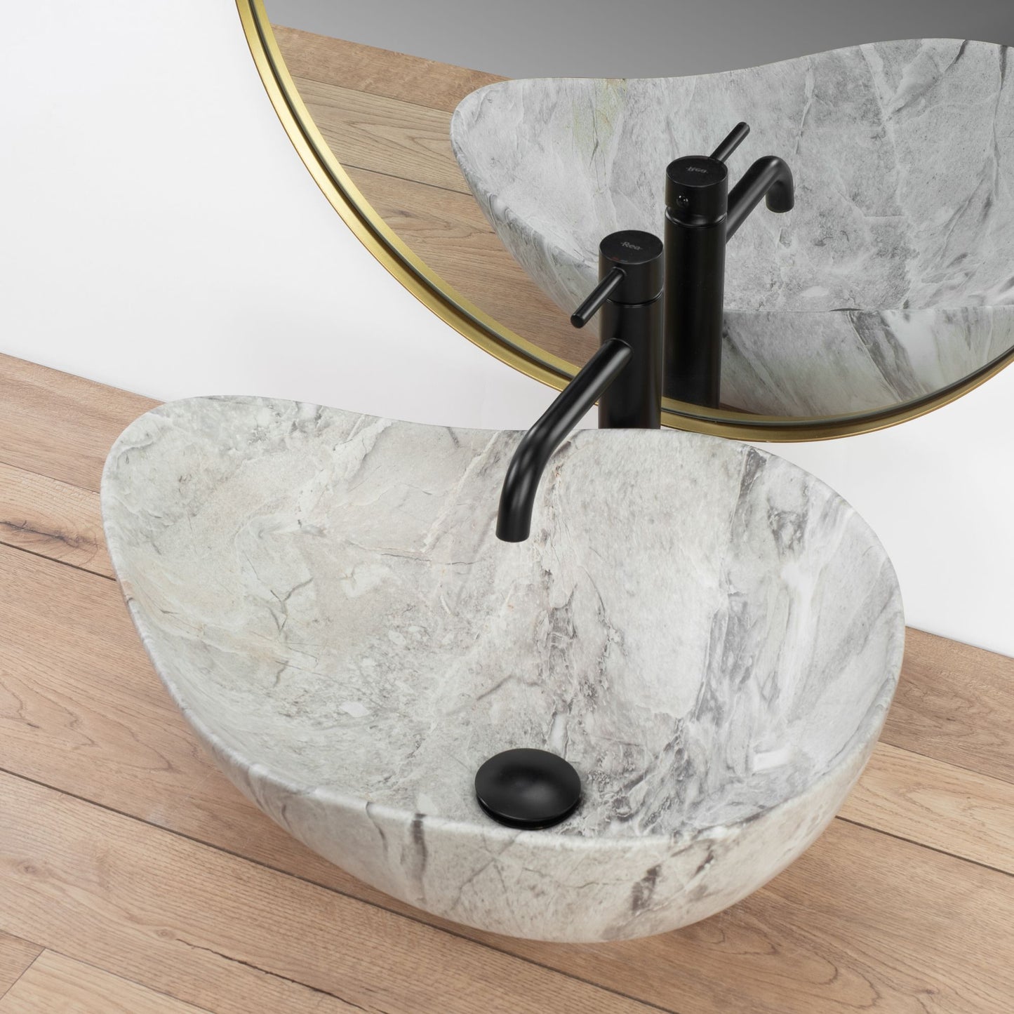 Aufsatzwaschbecken Rea Dora Stone 4