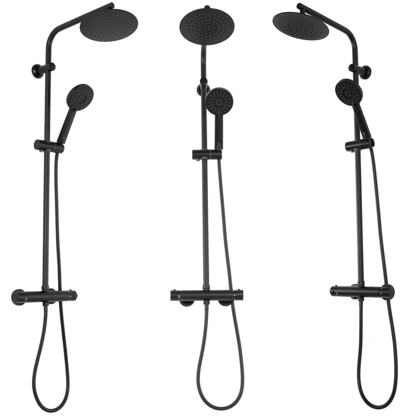 Duschset REA BLISS Black 2