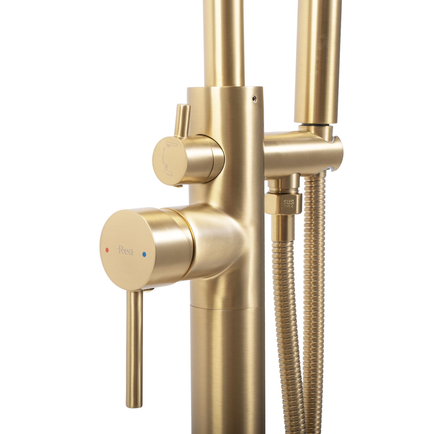 Frei stehende Armatur Rea MONO Gold Brush 4